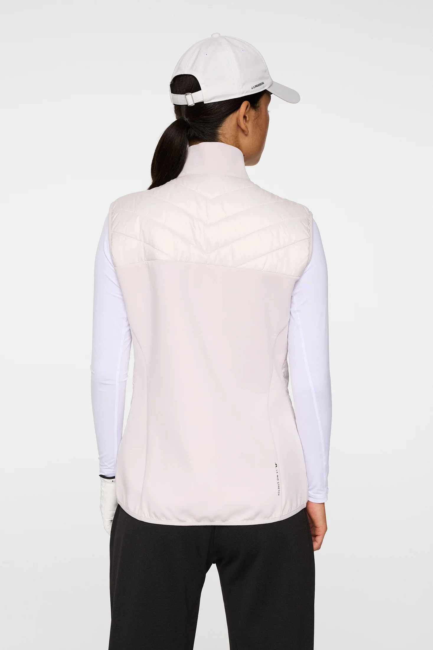 Madde Quilt Hybrid Vest / Grey Lilac - Image 3