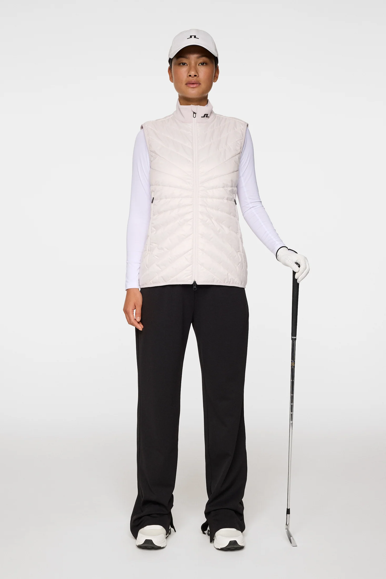 Madde Quilt Hybrid Vest / Grey Lilac - Image 4