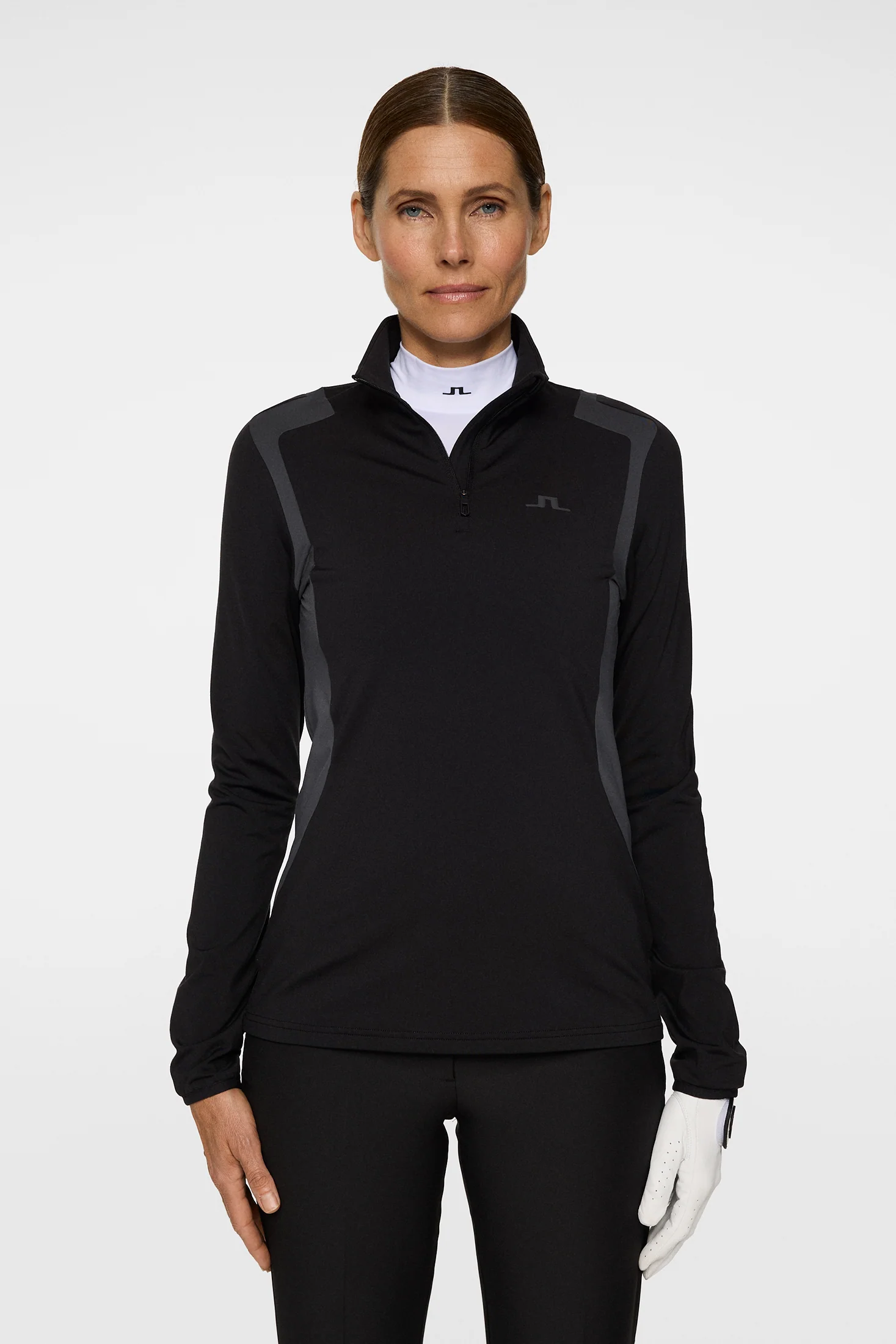 Mae Quarter Zip Mid Layer / Black - Image 2