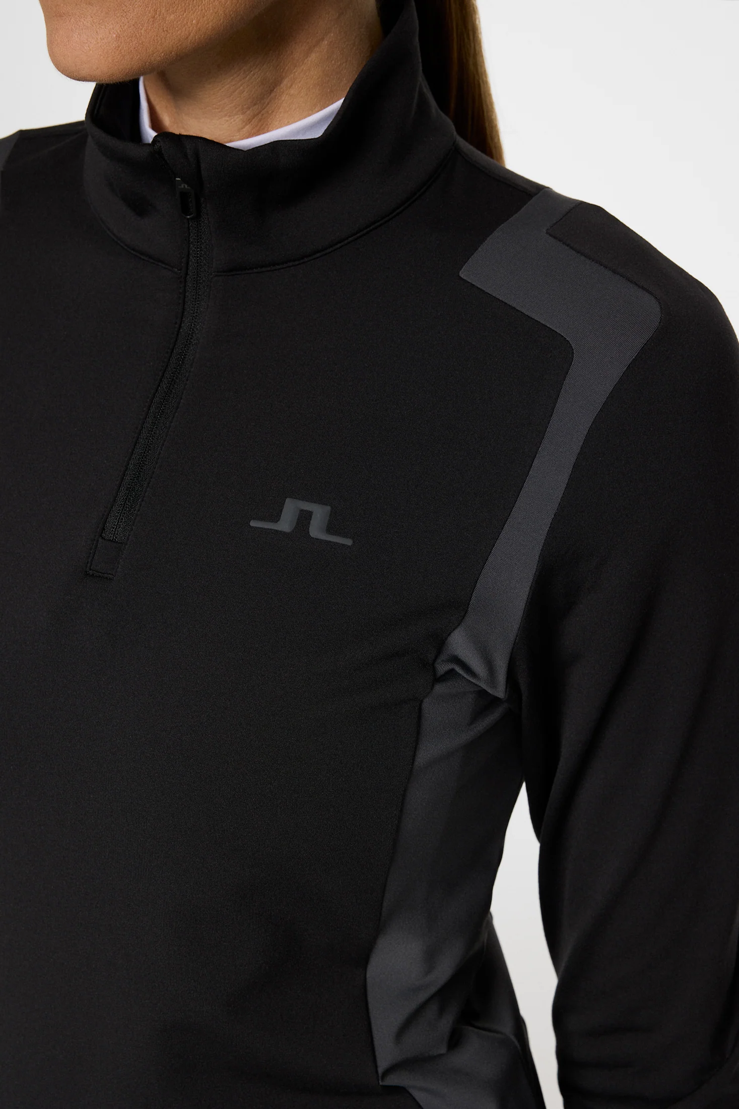 Mae Quarter Zip Mid Layer / Black - Image 6