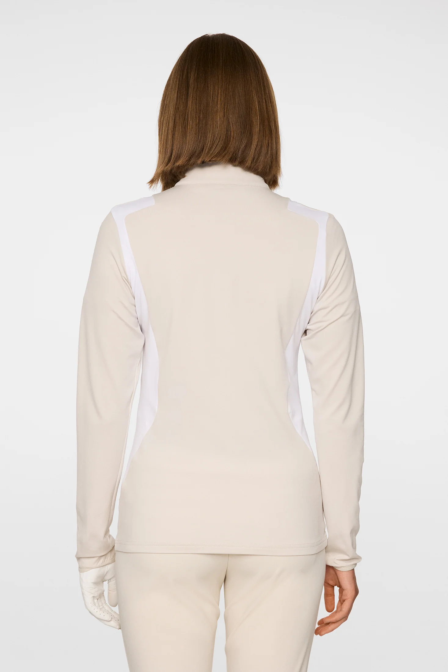 Mae Quarter Zip Mid Layer / Moonbeam - Image 3