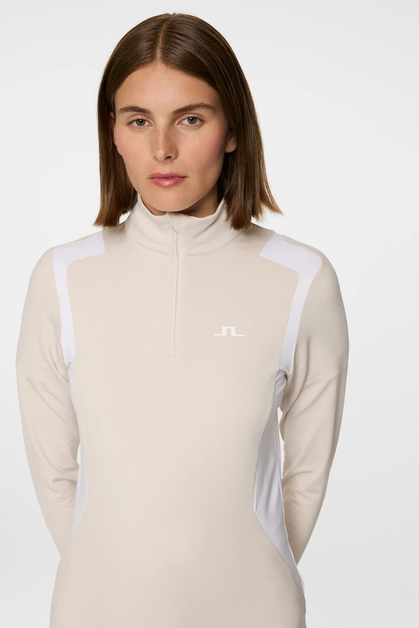 Mae Quarter Zip Mid Layer / Moonbeam - Image 5