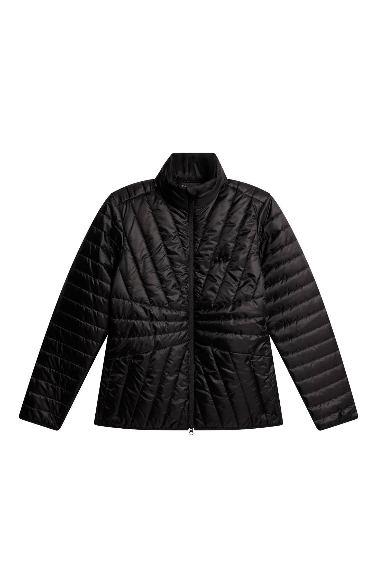 Marble Quilted Jacket / Black