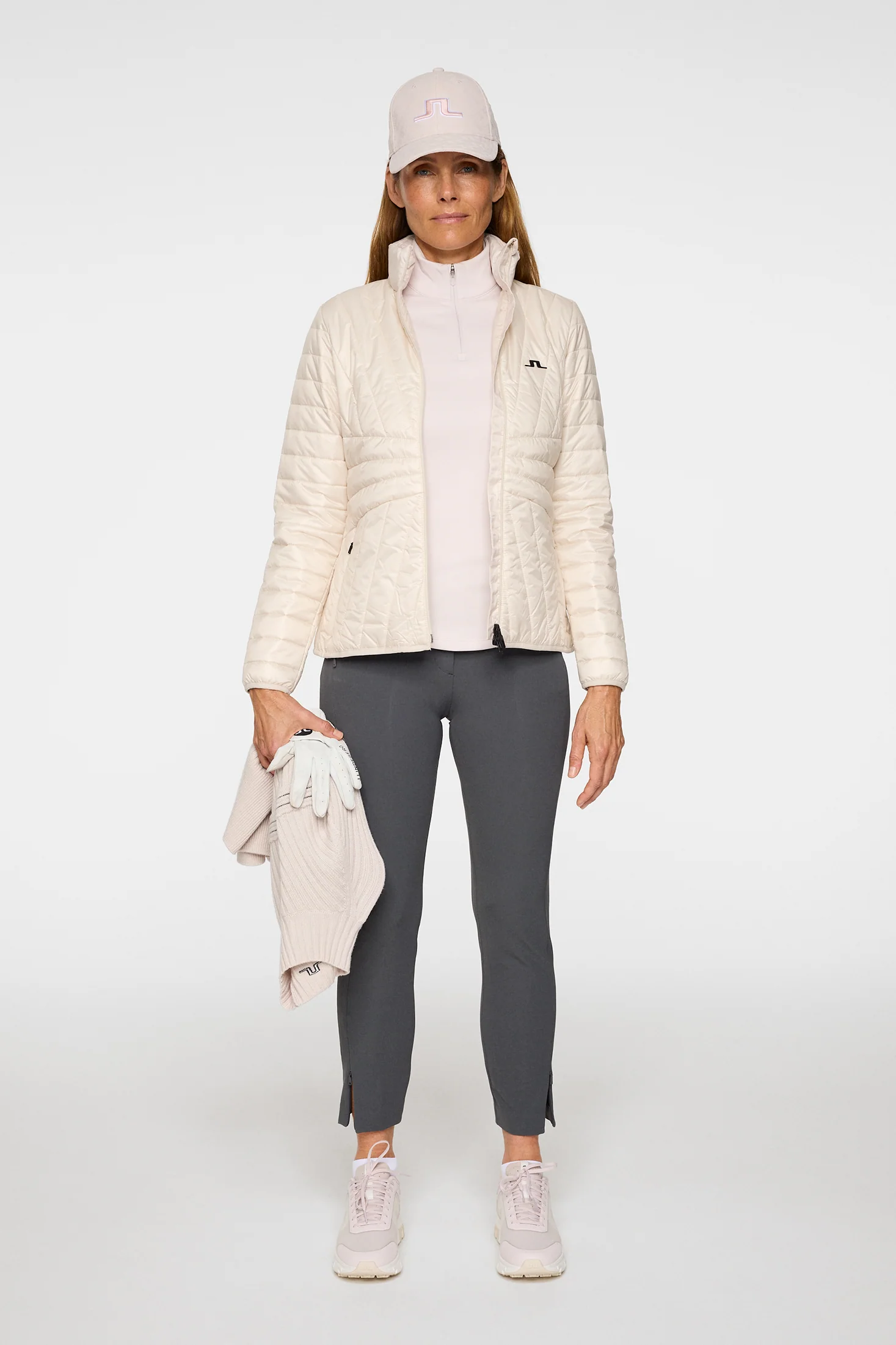 Marble Quilted Jacket / Moonbeam - Image 4