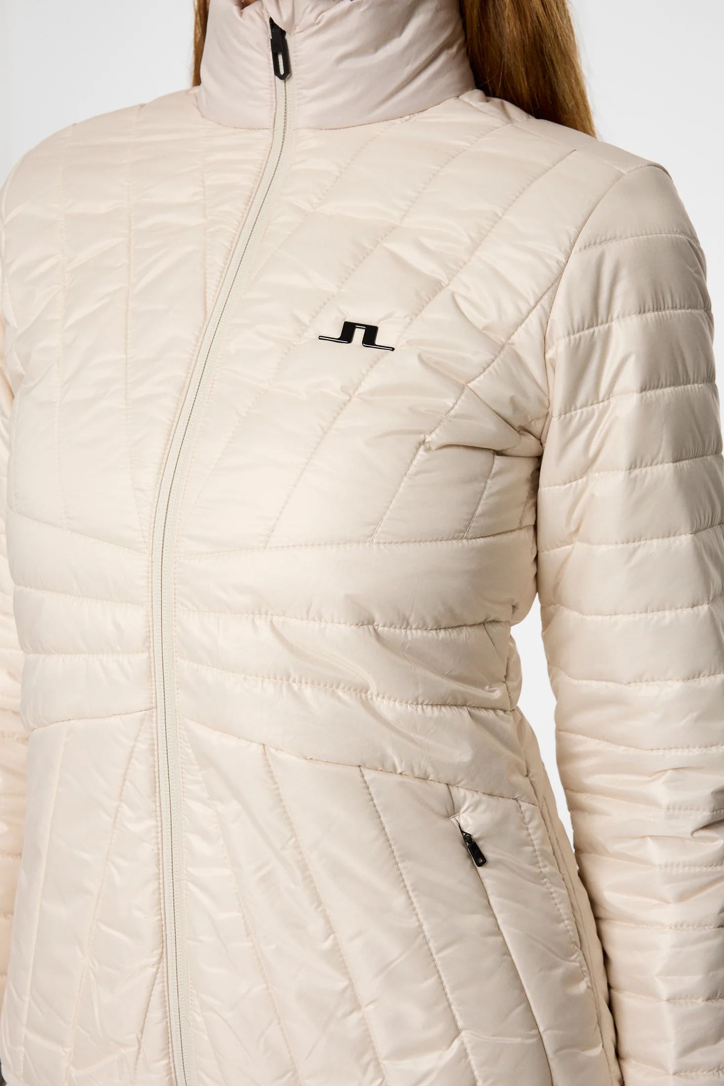 Marble Quilted Jacket / Moonbeam - Image 6