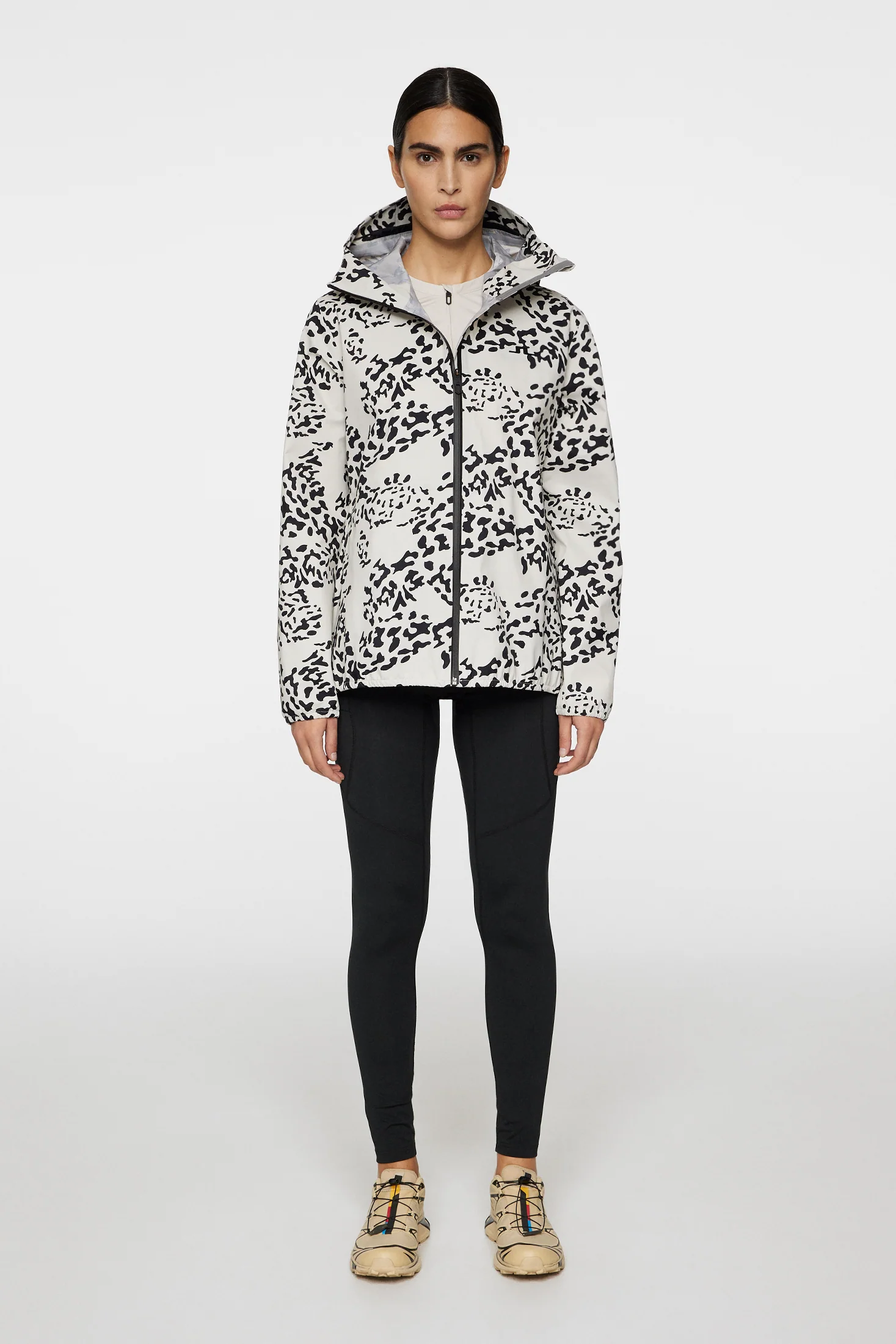 Martha Shell Jacket Printed / Snake Rock Moonbeam M - Image 4