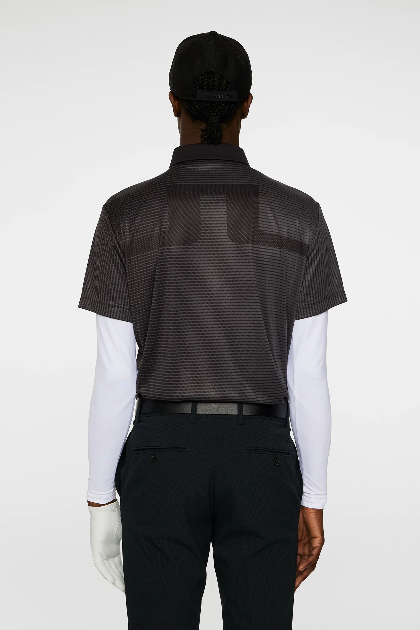 Marvin Stripe Polo / Asphalt - Image 4