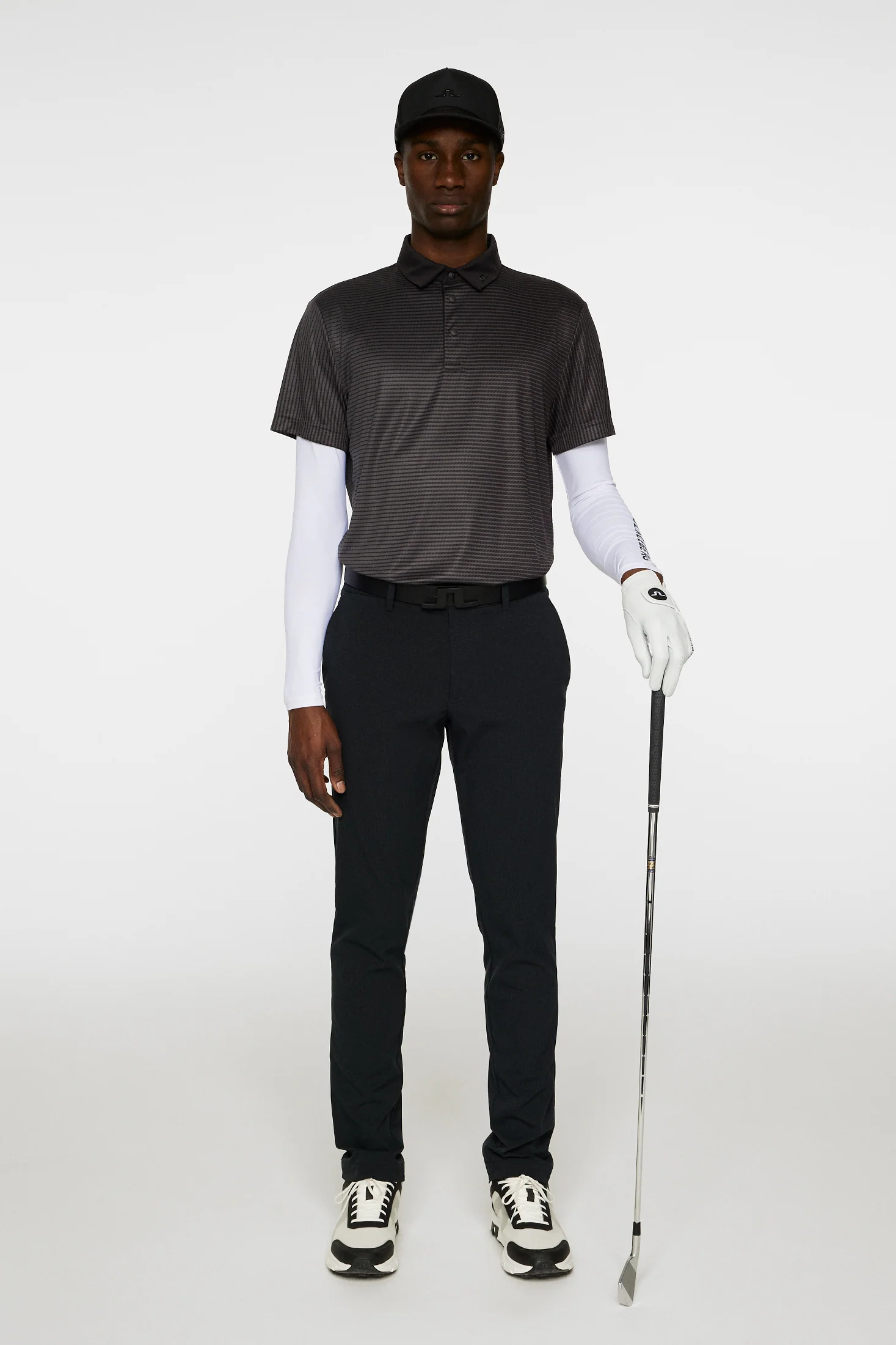 Marvin Stripe Polo / Asphalt - Image 5