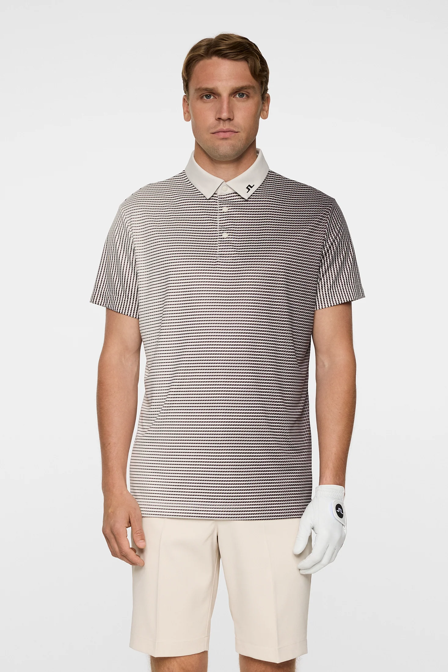 Marvin Stripe Polo / Moonbeam - Image 3