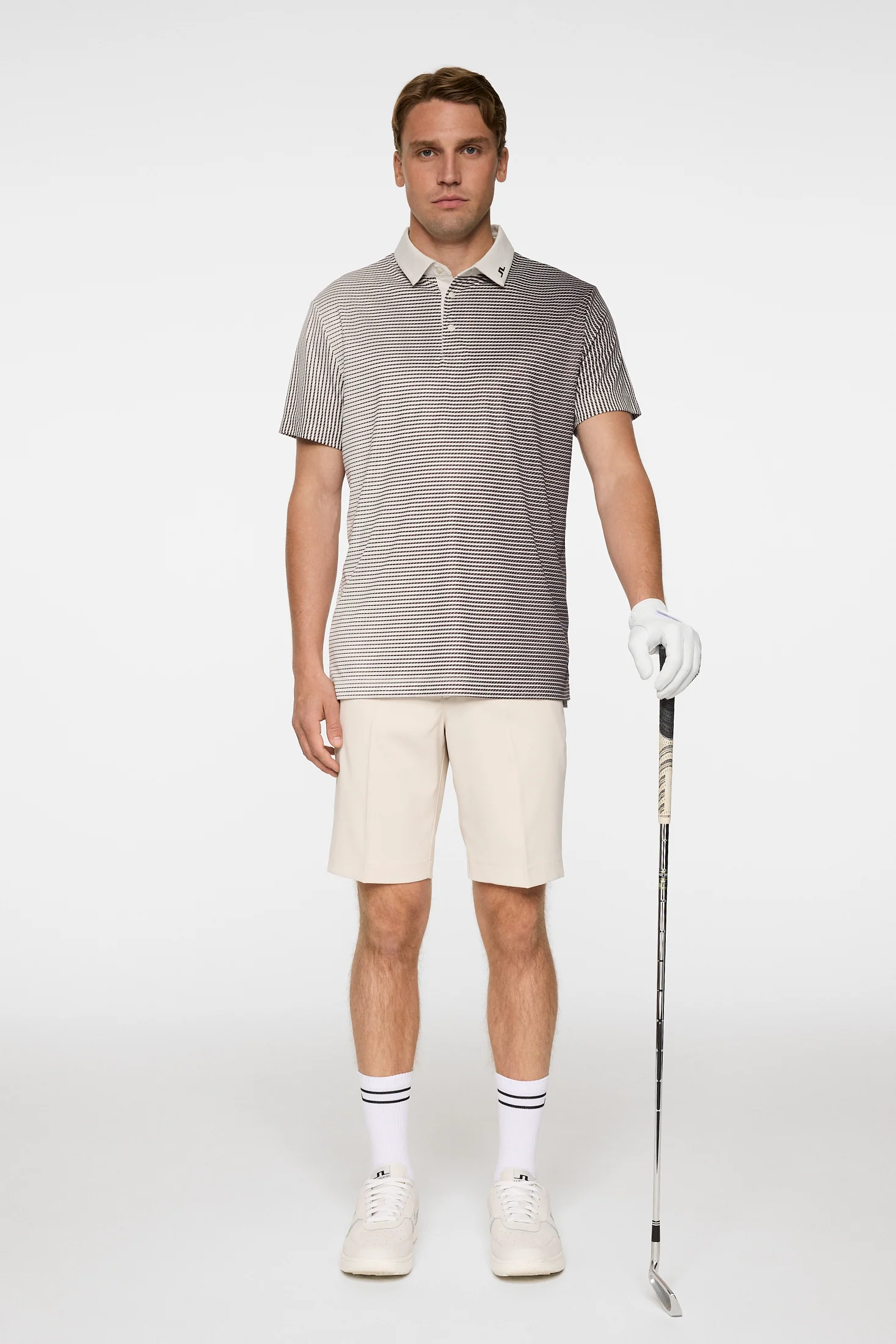 Marvin Stripe Polo / Moonbeam - Image 5
