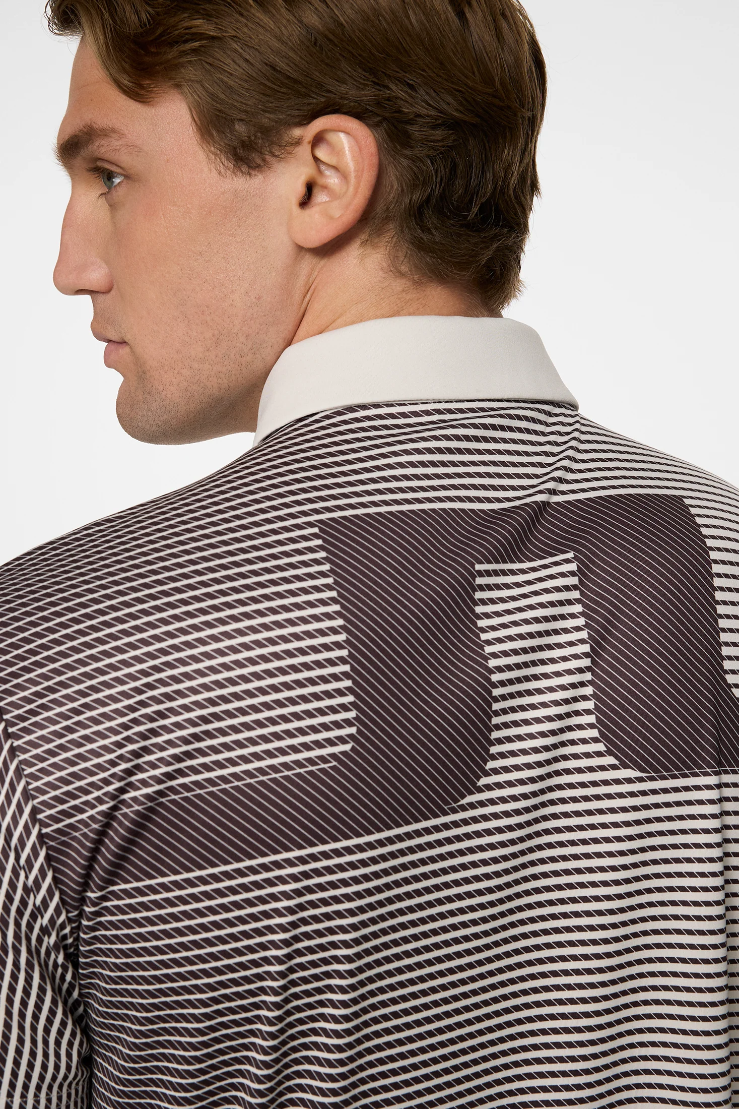 Marvin Stripe Polo / Moonbeam - Image 6
