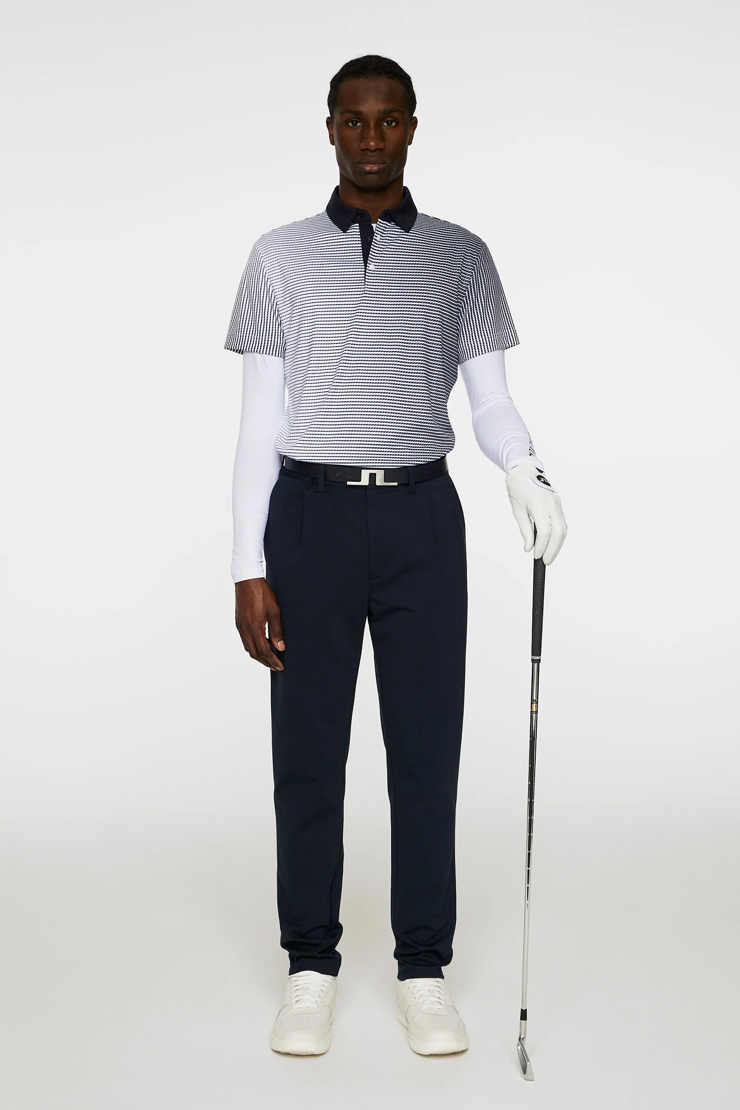 Marvin Stripe Polo / White - Image 5