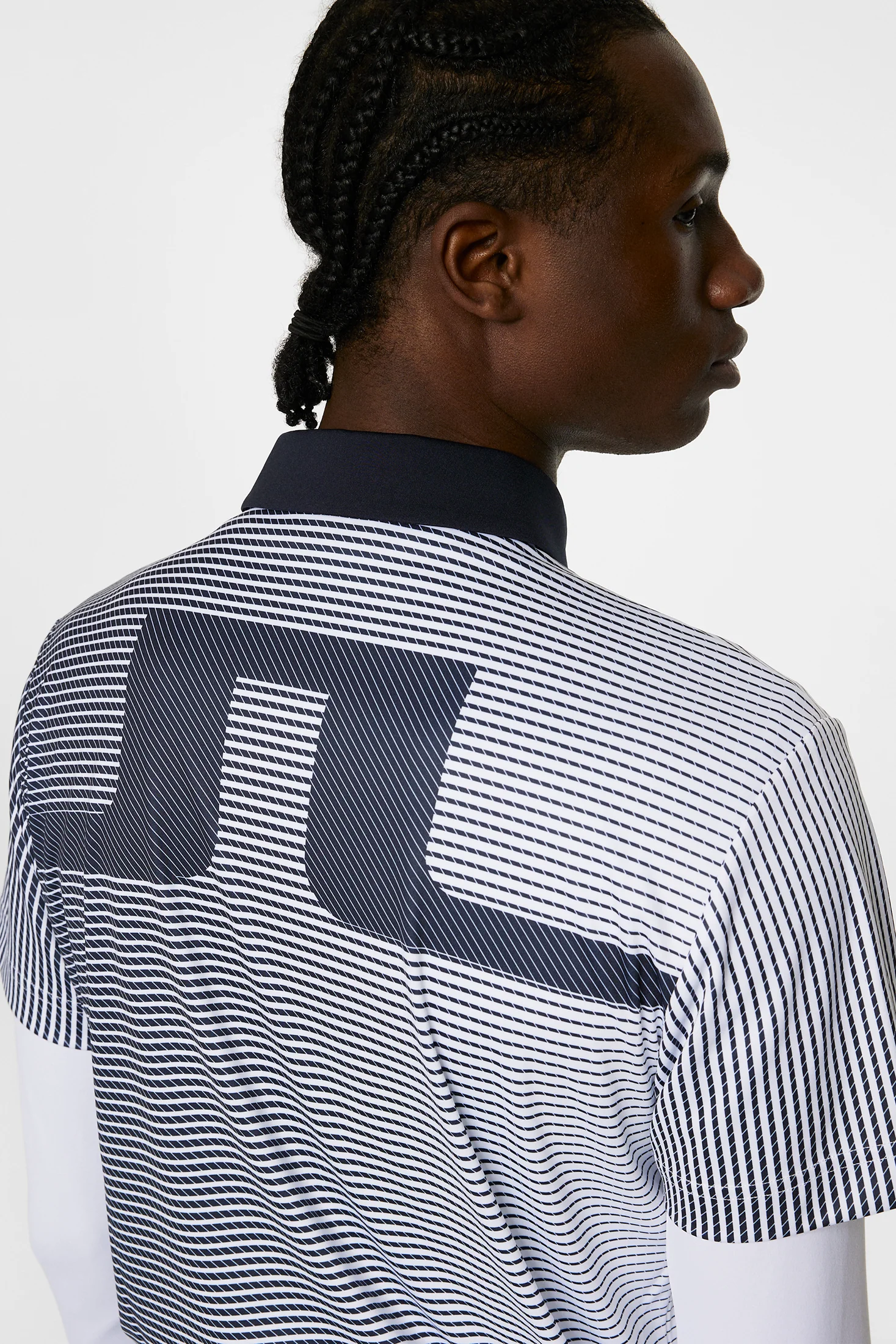 Marvin Stripe Polo / White - Image 6