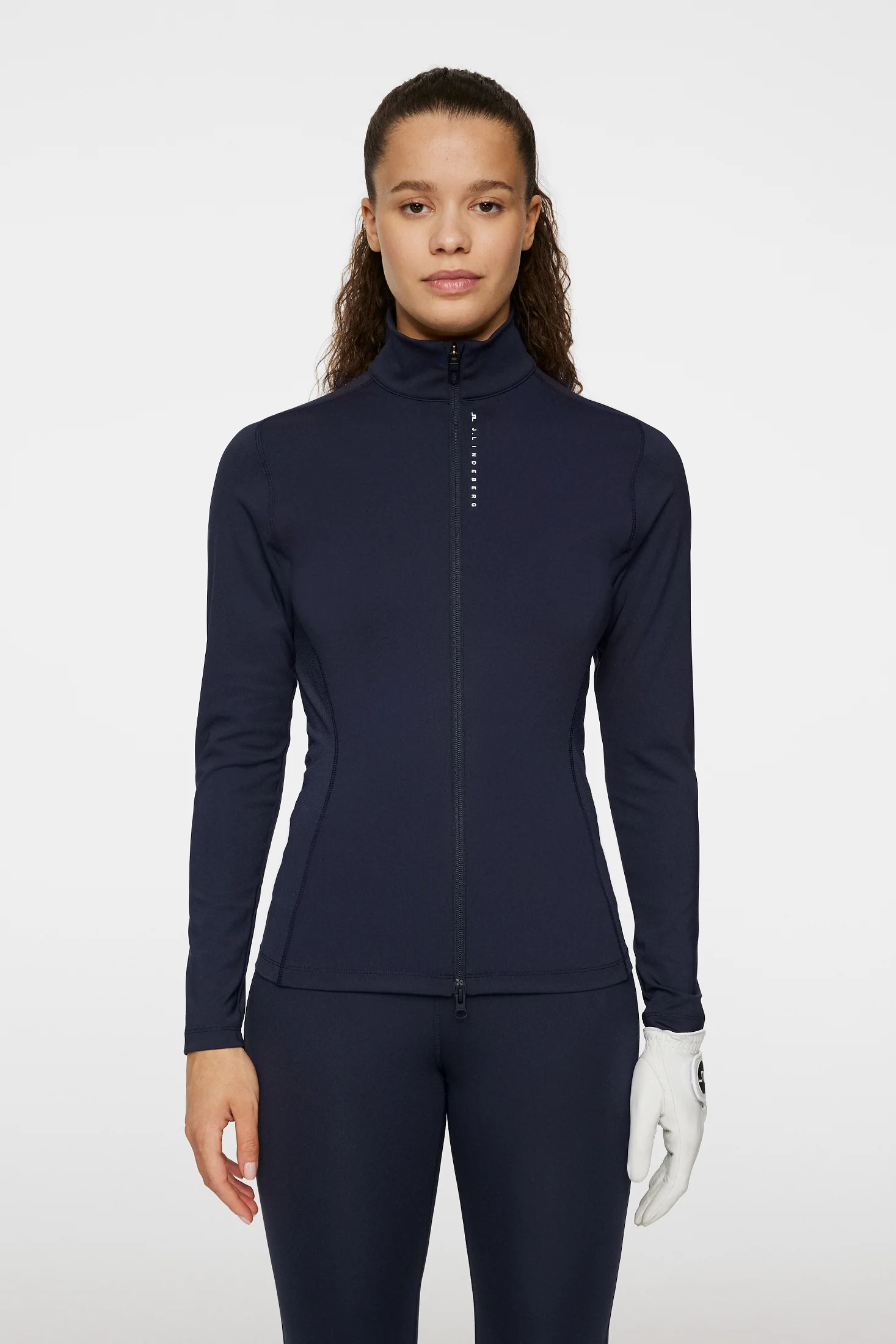 Mel Zip Mid Layer / JL Navy - Image 2