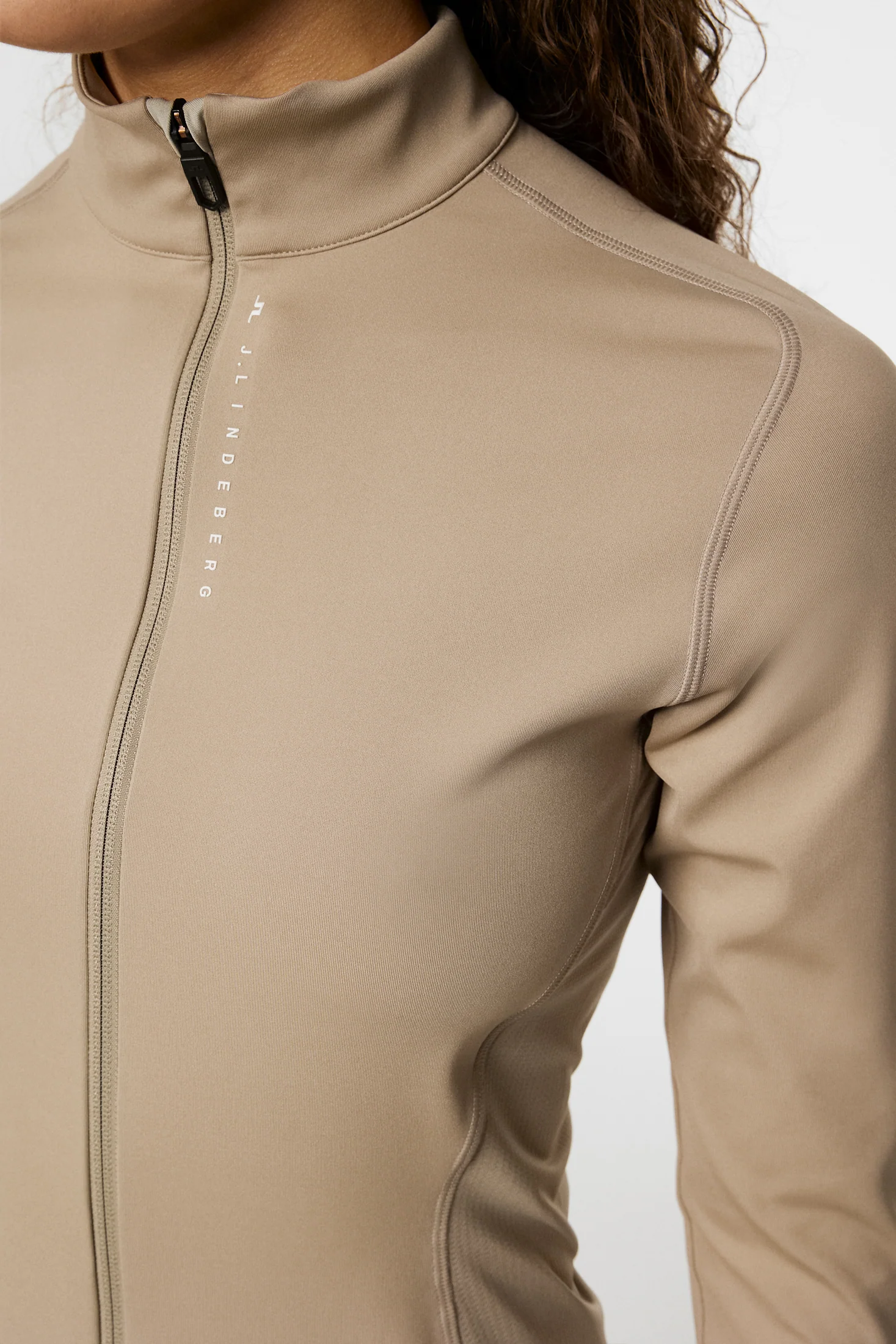 Mel Zip Mid Layer / Vintage Khaki - Image 6