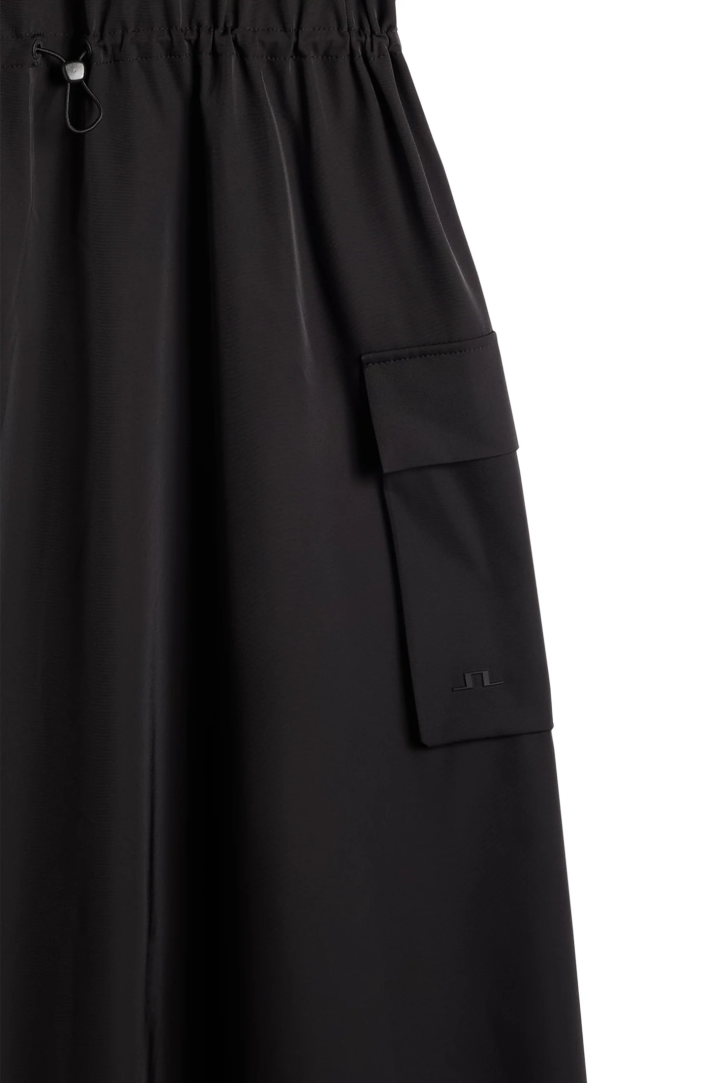 Merina Drape Dress / Black - Image 7