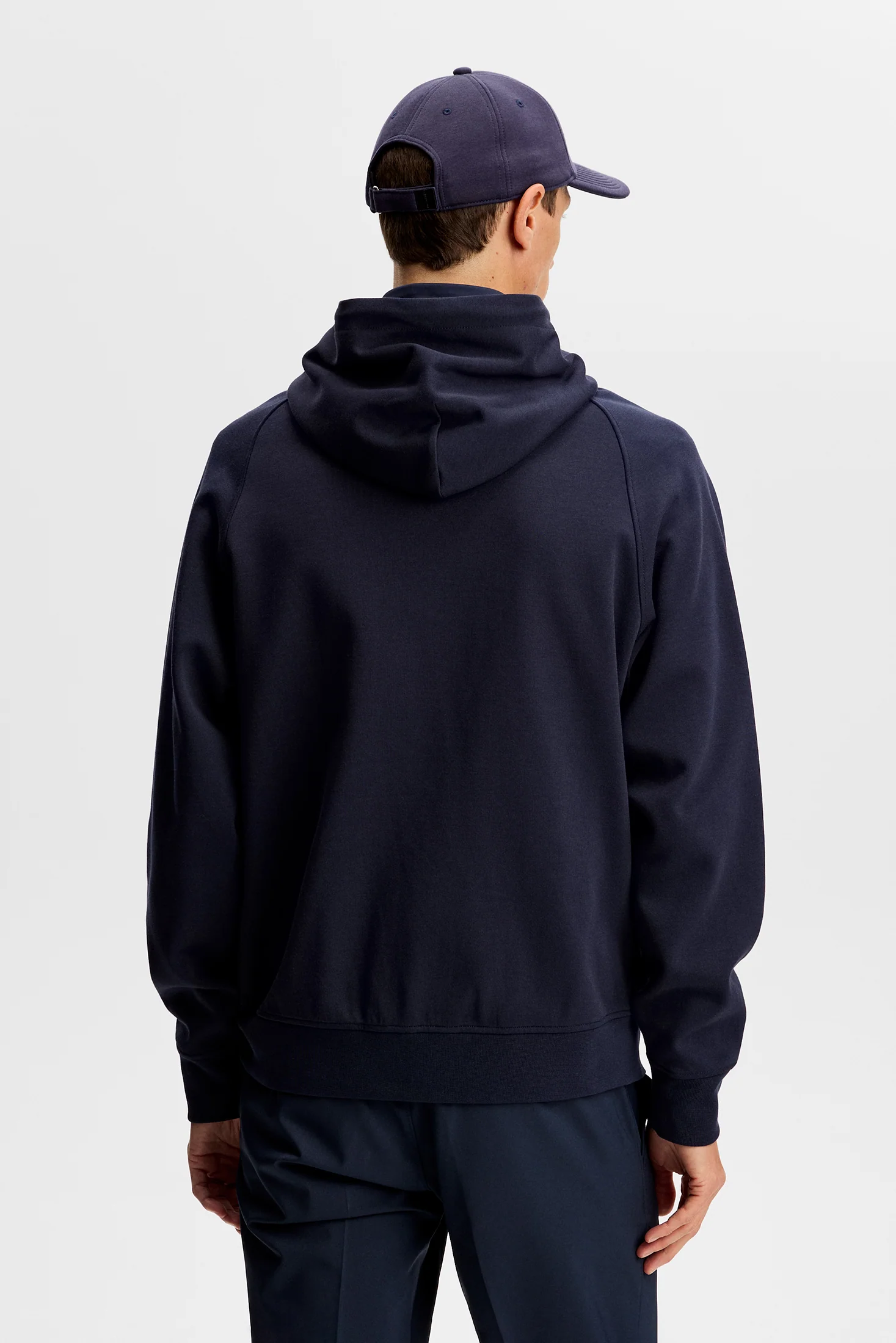 Mijo Hybrid Zip Hood Jacket / JL Navy - Image 3