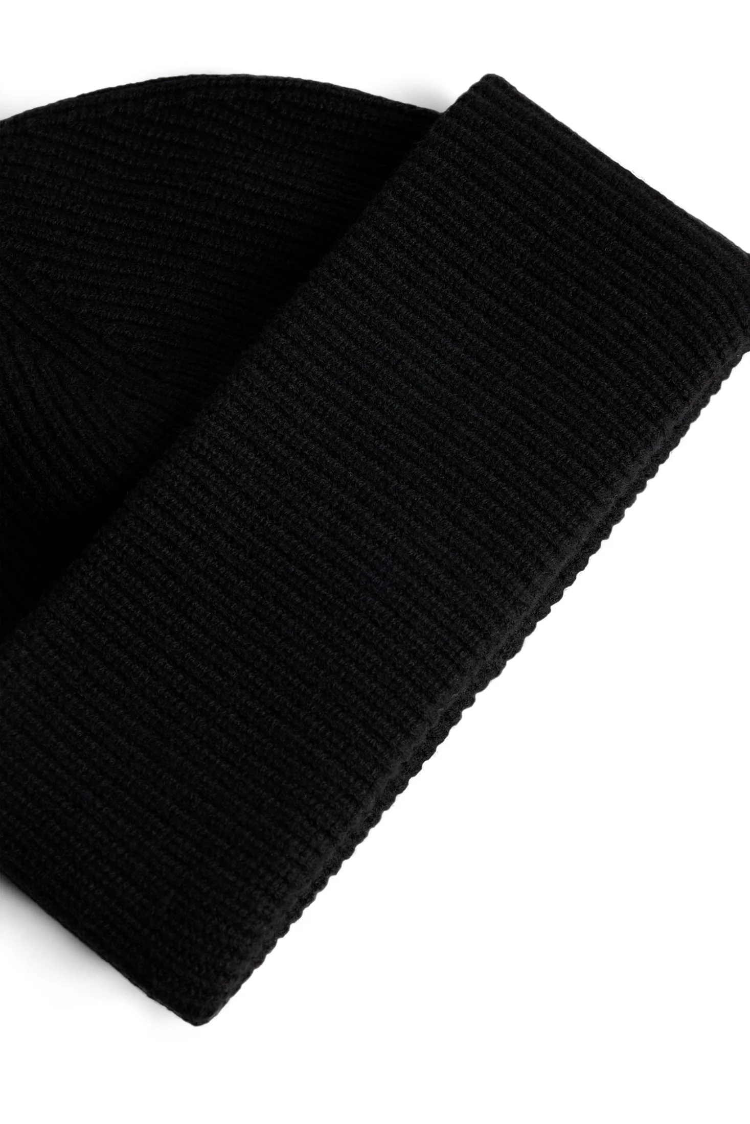 Monti Cashmere Blend Beanie / Black - Image 4
