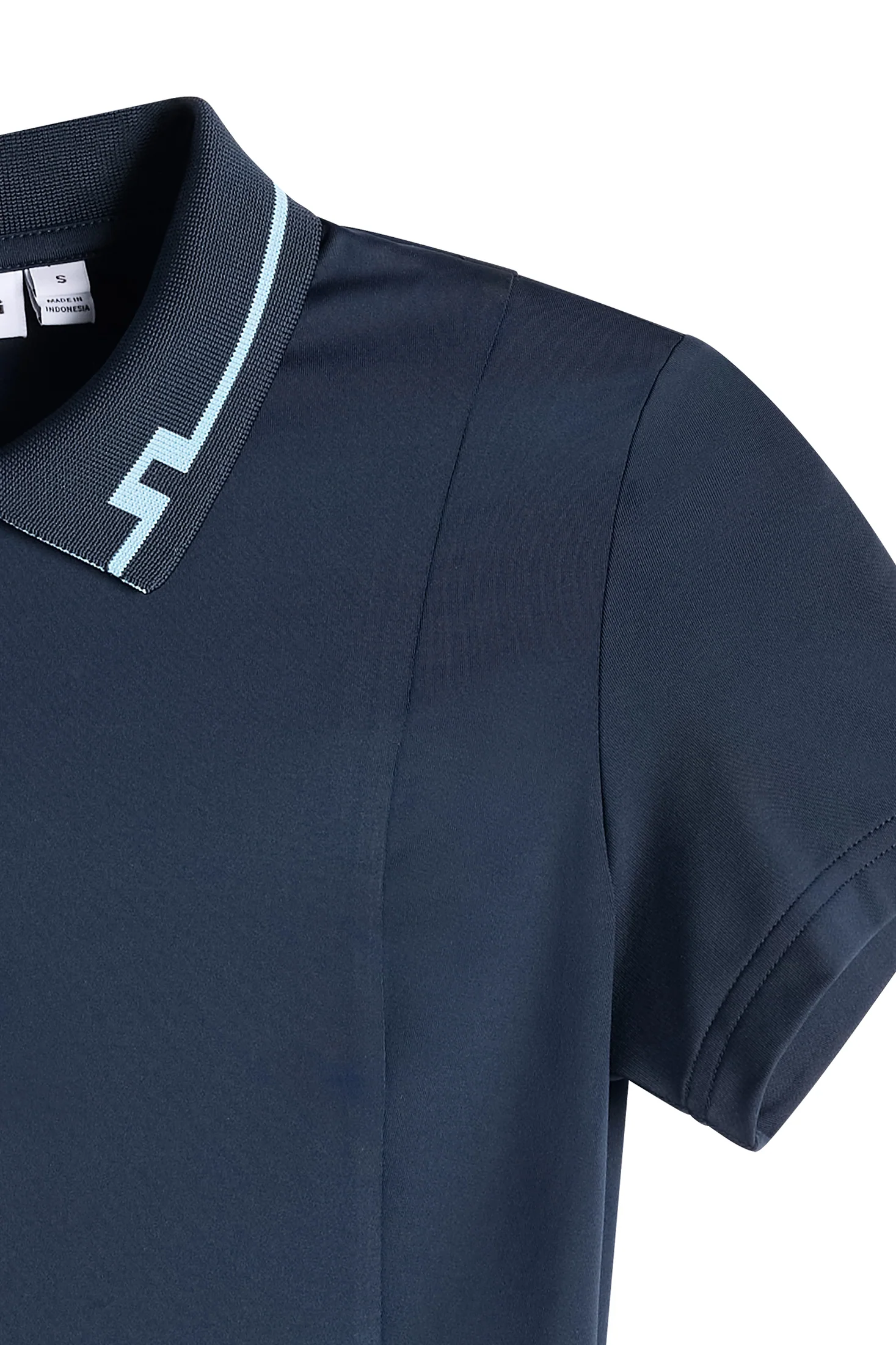 Naomi Cropped Polo / JL Navy - Image 4