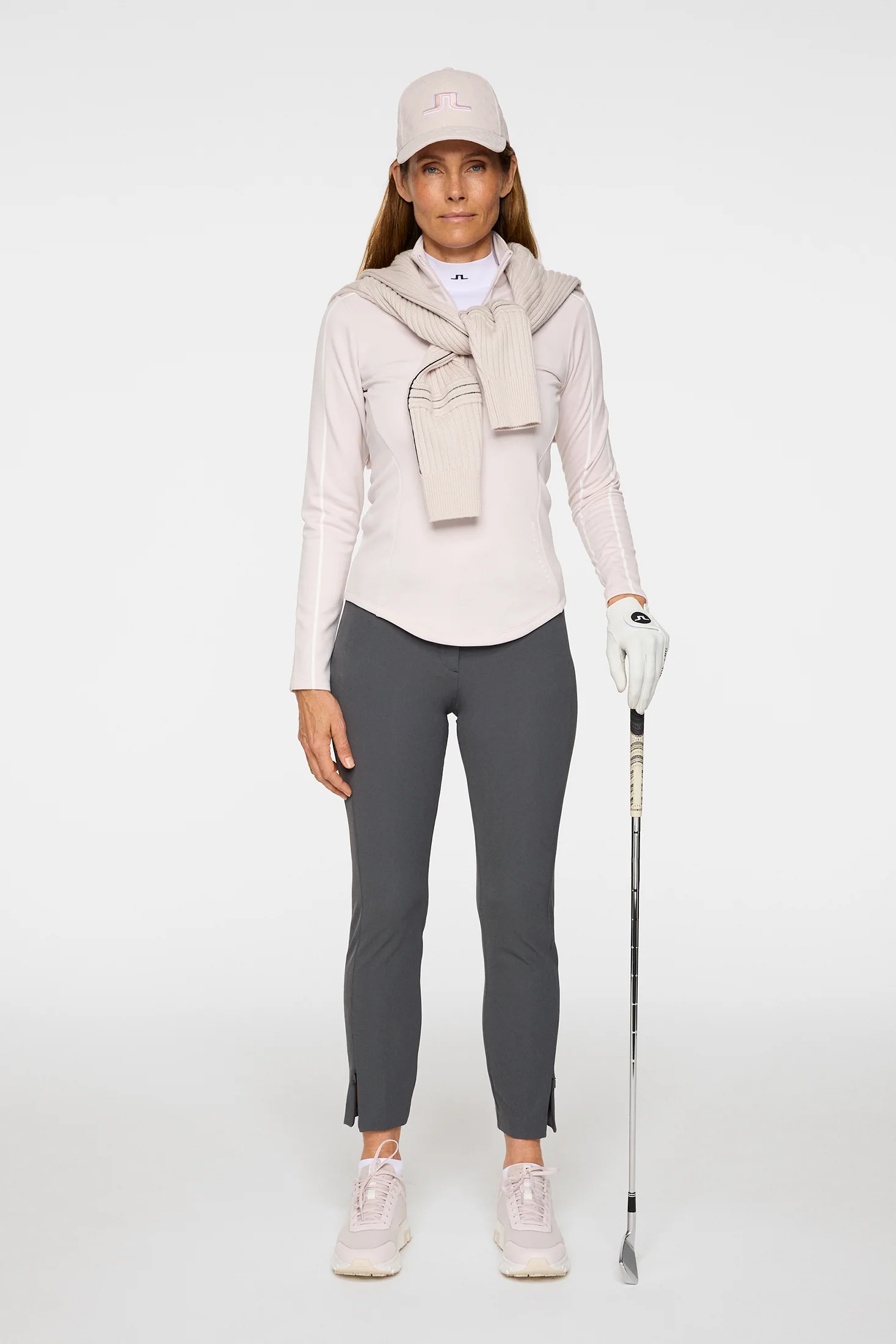 Nefe Quarter Zip Mid Layer / Grey Lilac - Image 4