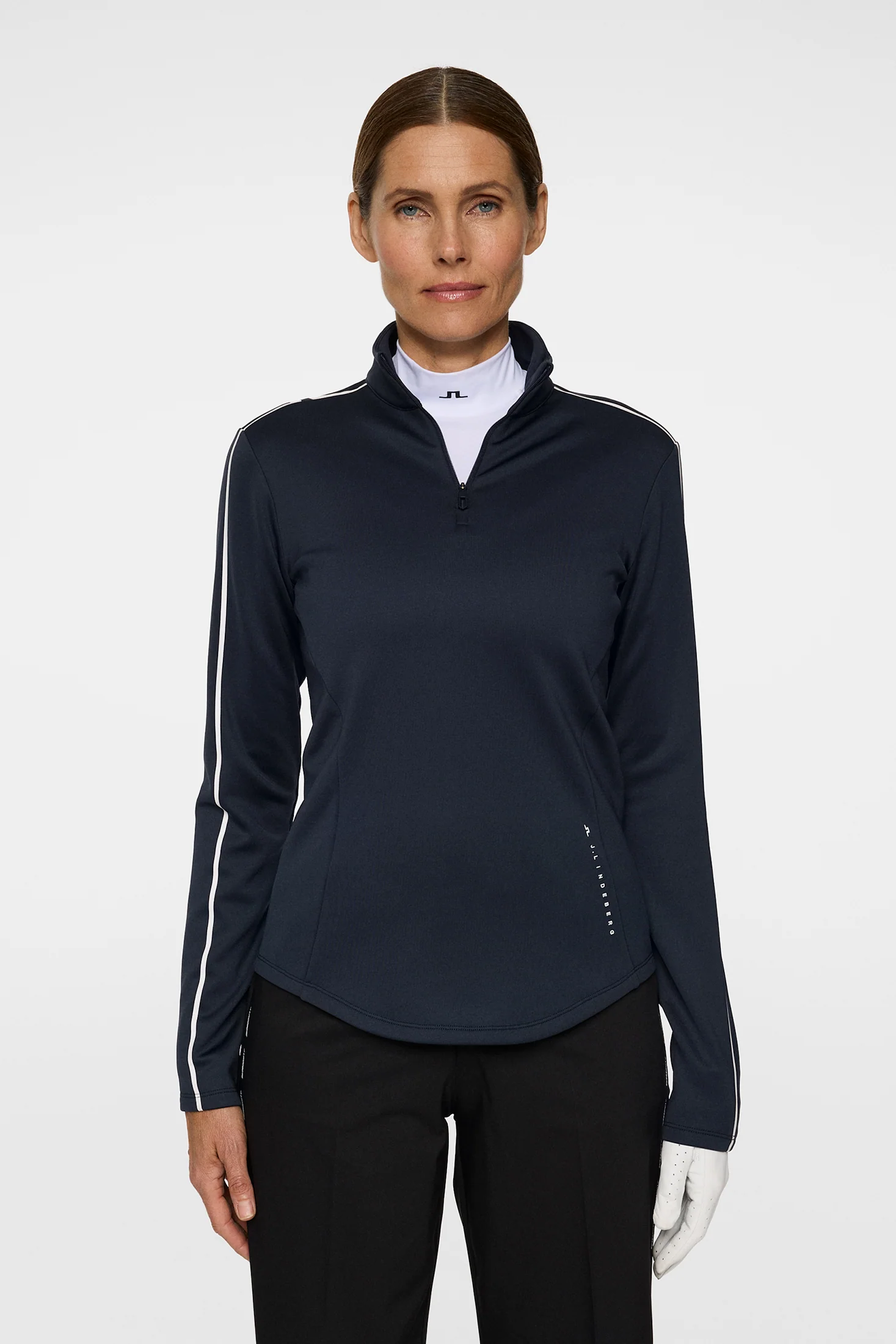 Nefe Quarter Zip Mid Layer / JL Navy - Image 2