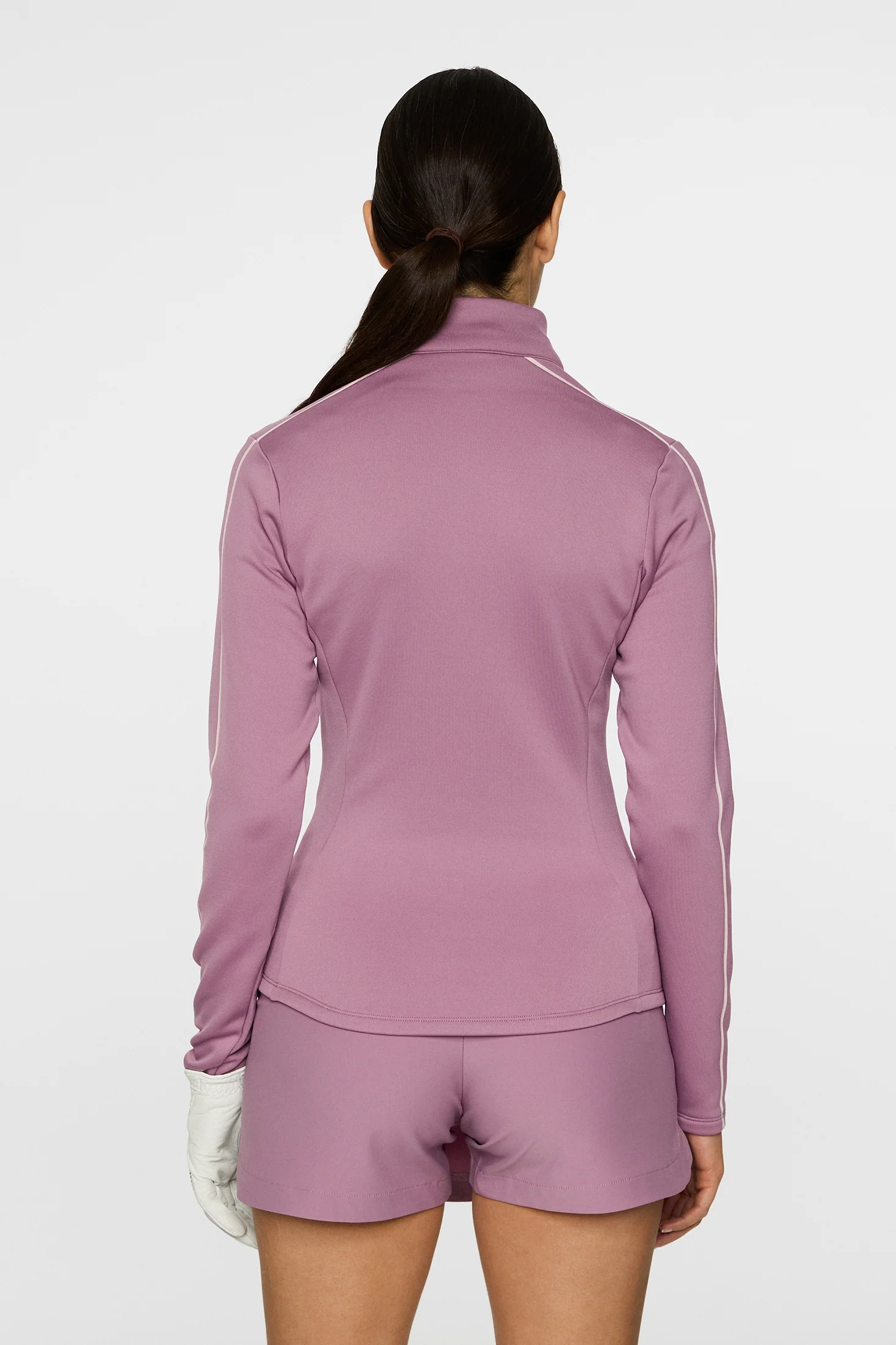 Nefe Quarter Zip Mid Layer / Very Grape - Image 3