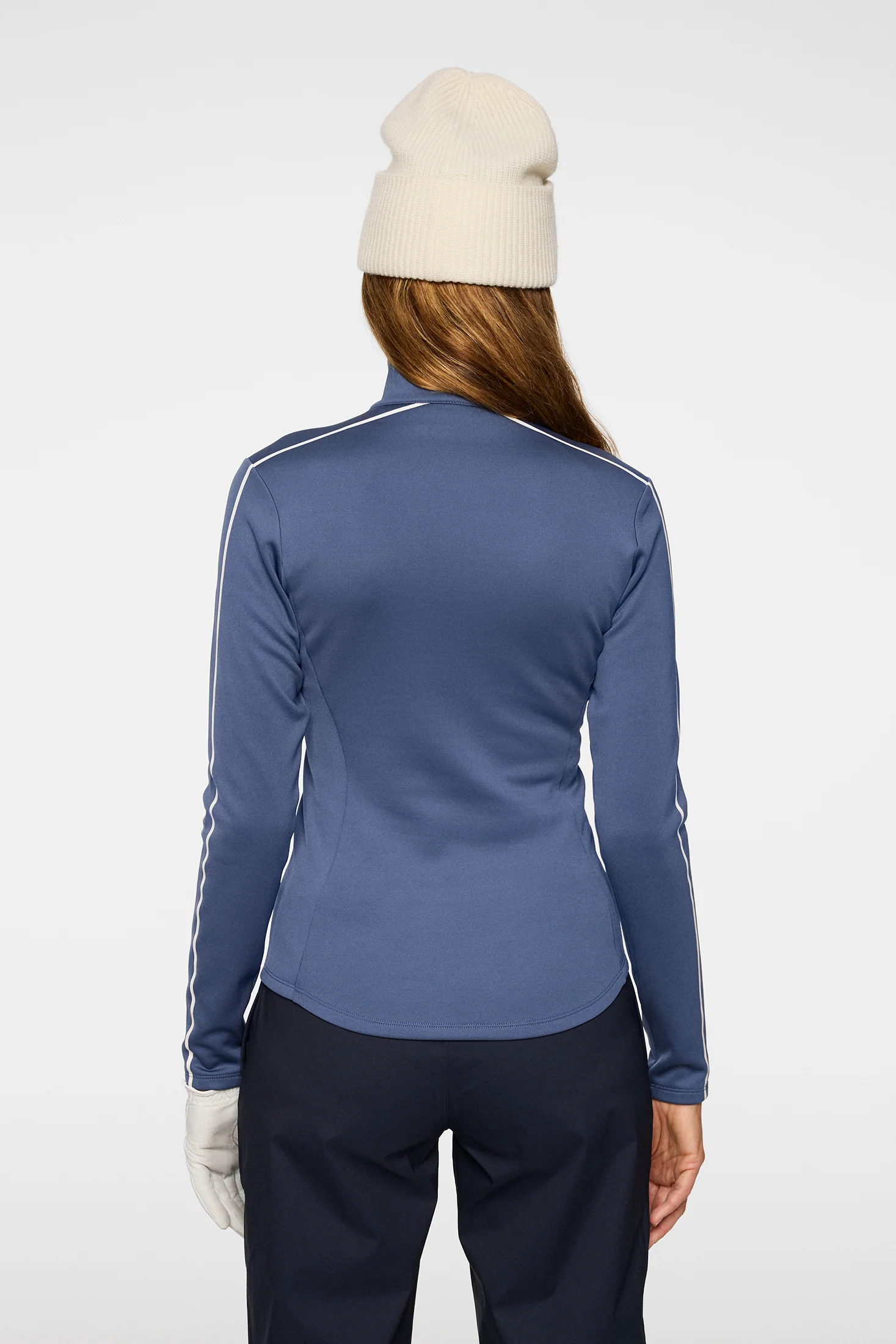 Nefe Quarter Zip Mid Layer / Vintage Indigo - Image 3