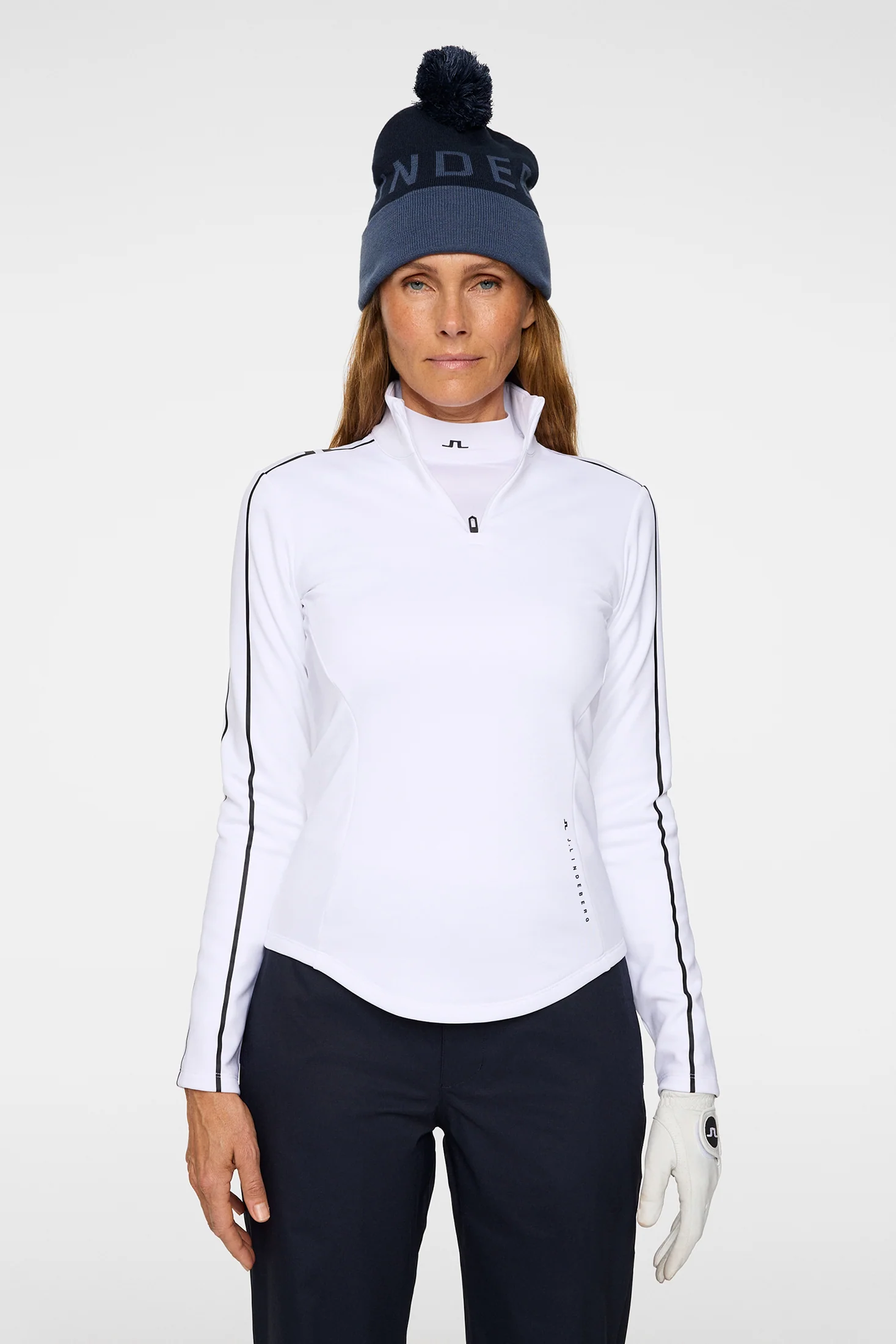 Nefe Quarter Zip Mid Layer / White - Image 2