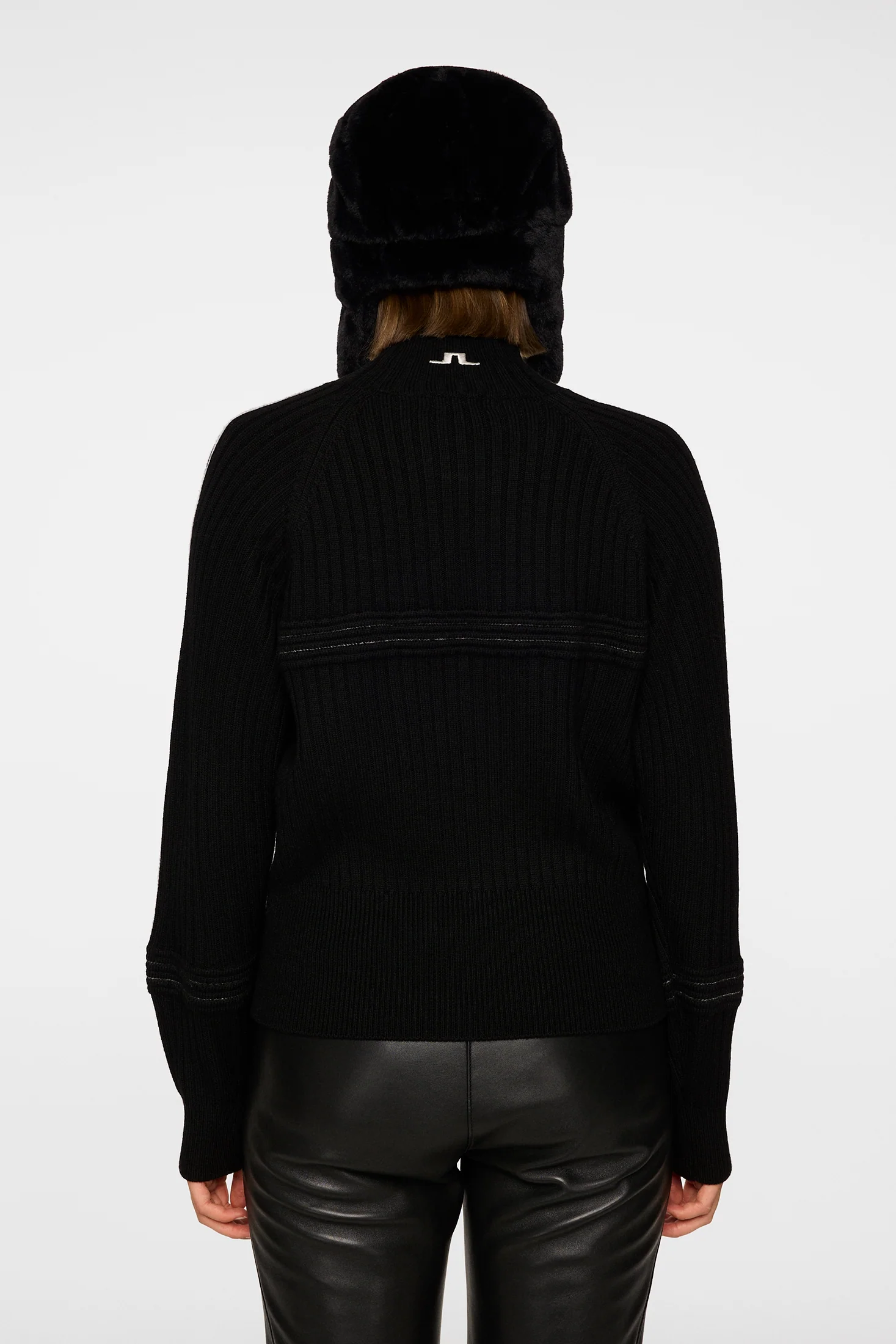 Nora Knitted Sweater / Black - Image 3