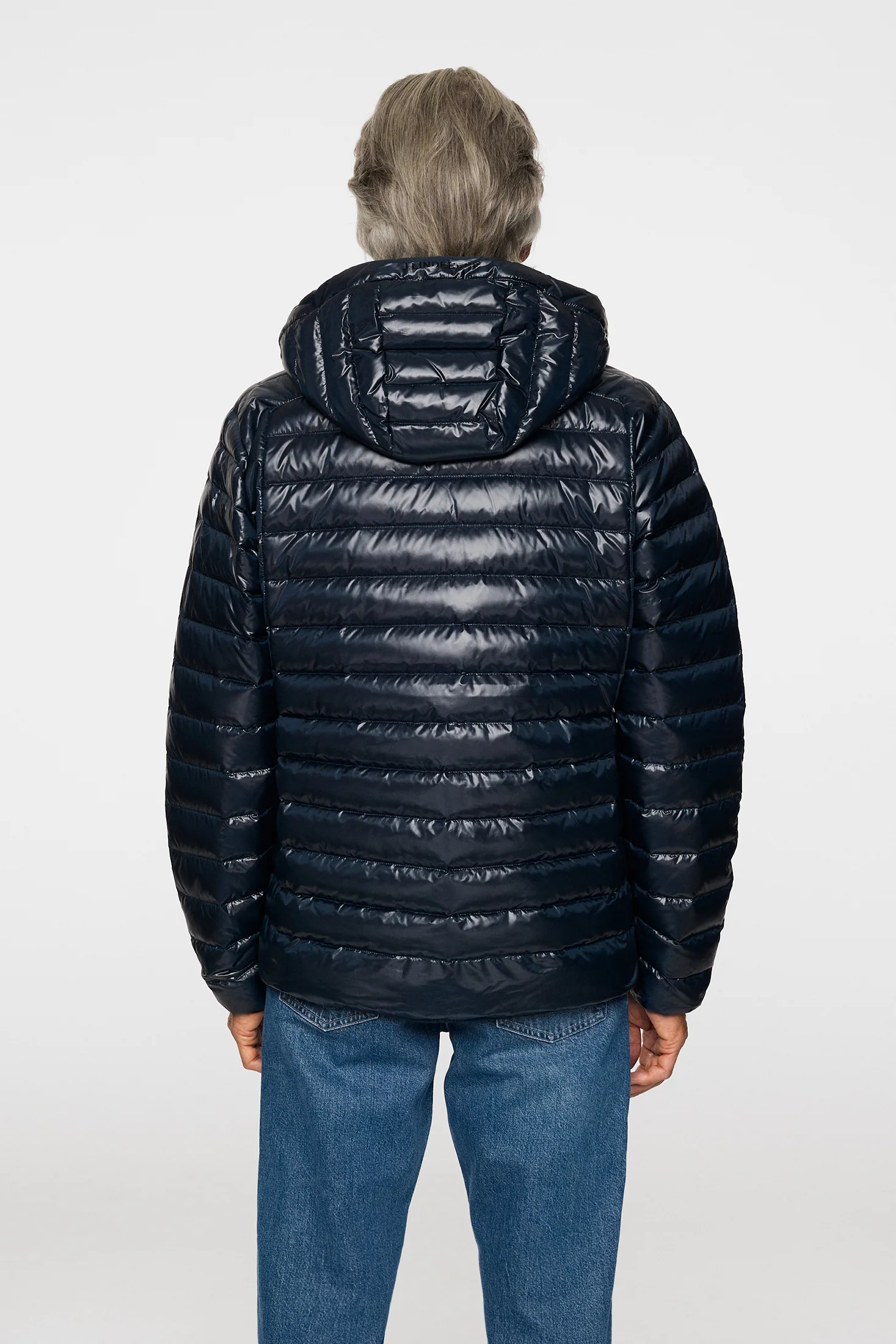 Oden Light Down Hood / JL Navy - Image 3