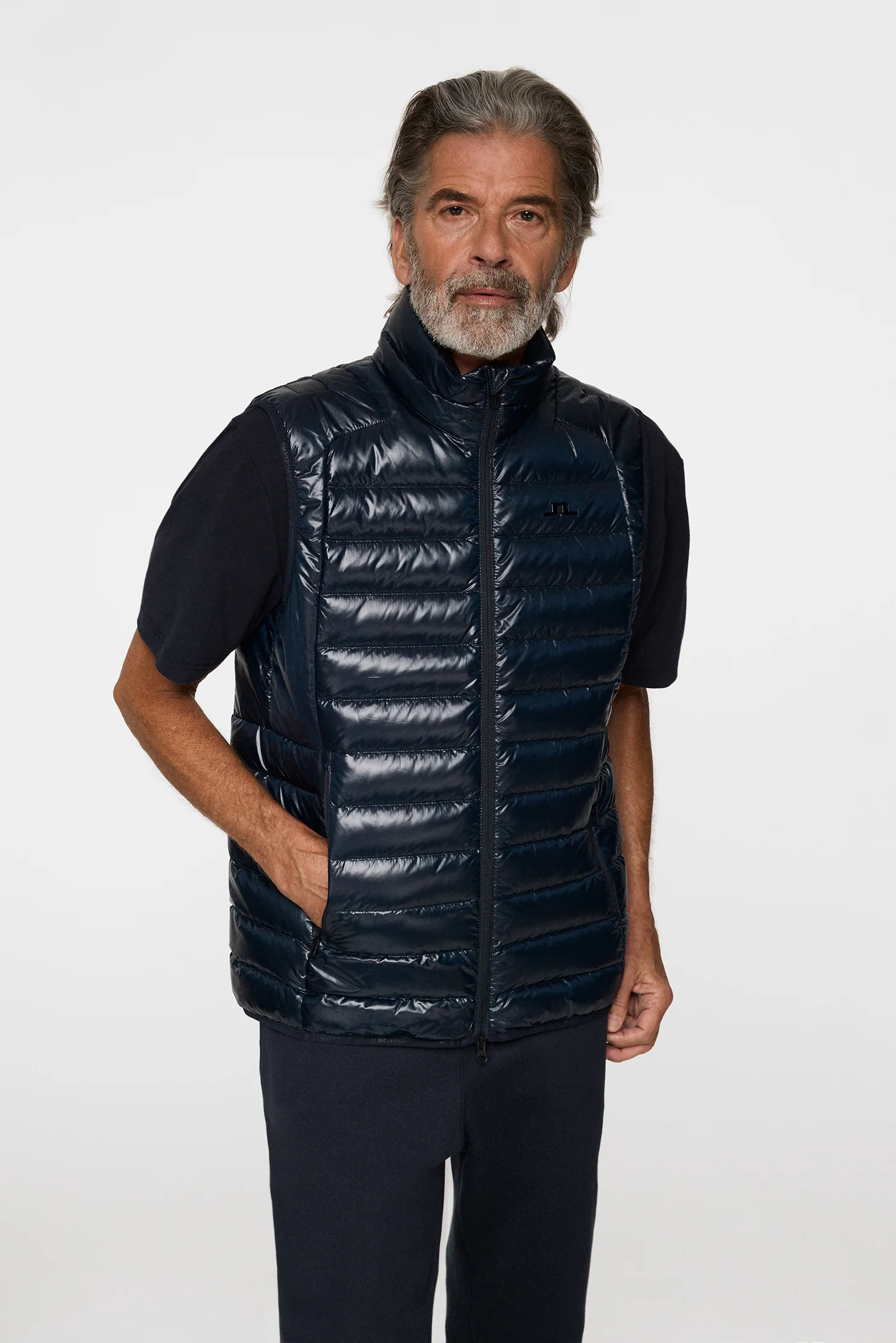 Oden Light Down Vest / JL Navy - Image 5