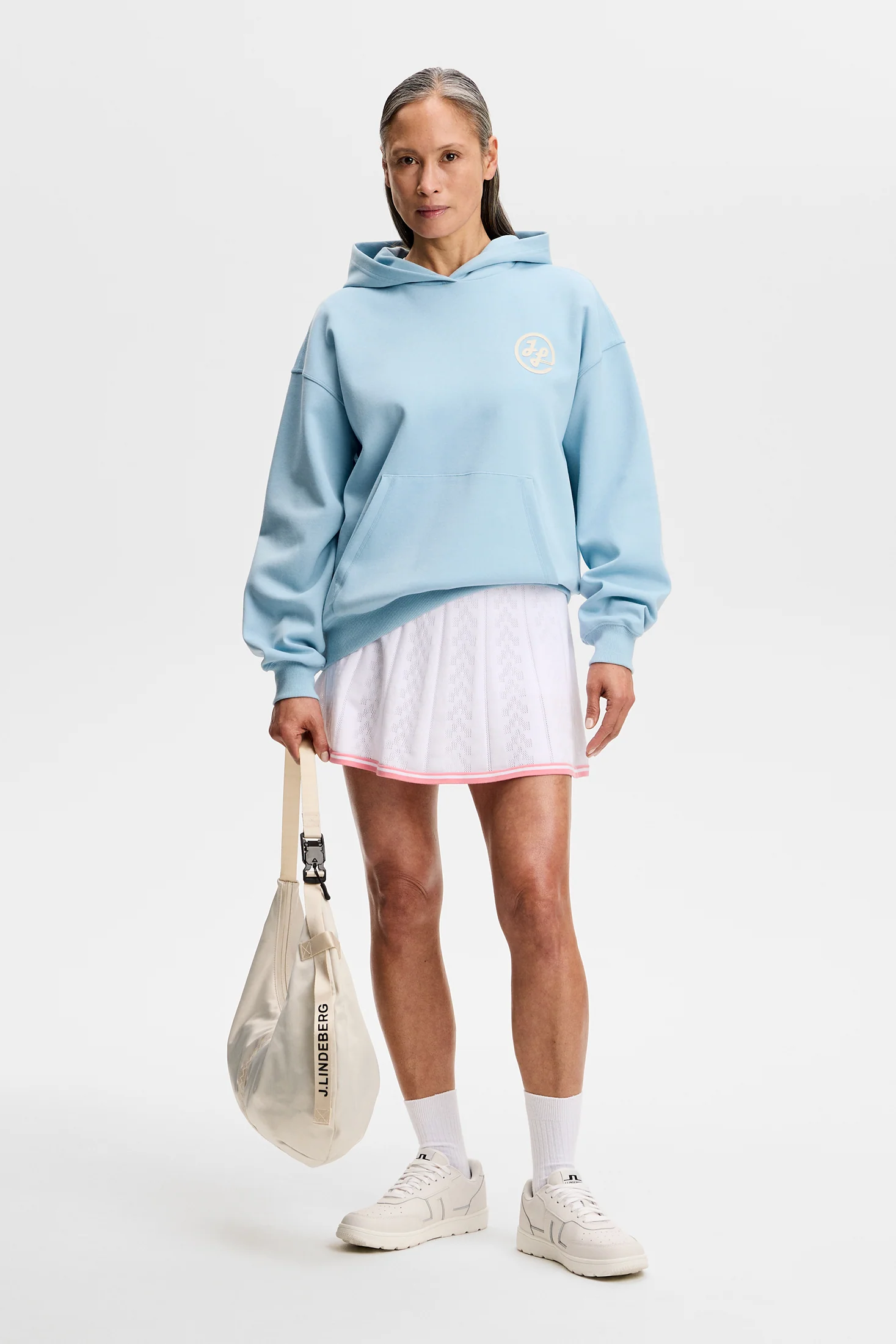 Pamela Pointelle Knitted skirt / White - Image 5