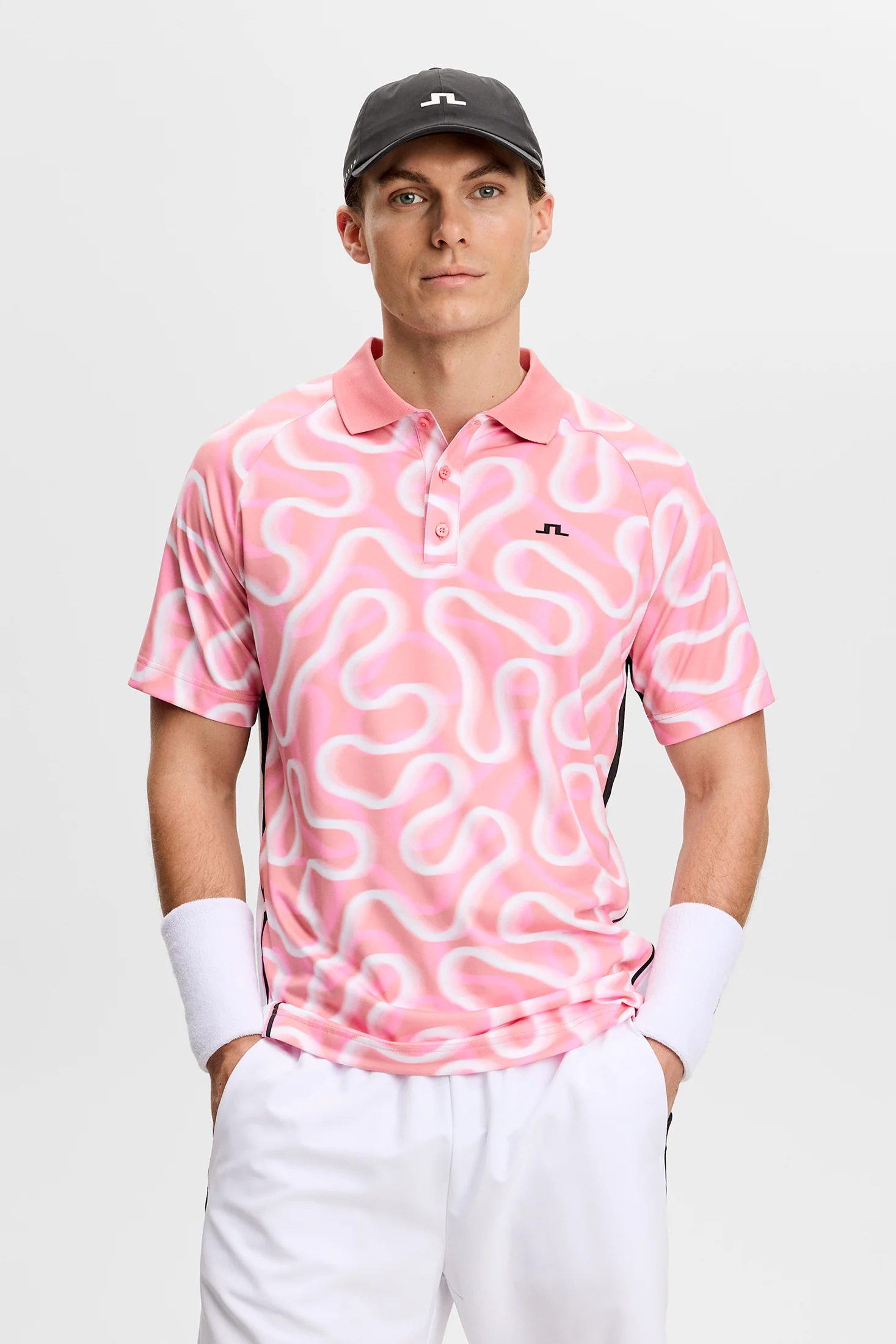 Paul Print Polo / Rally Flamingo M - Image 2