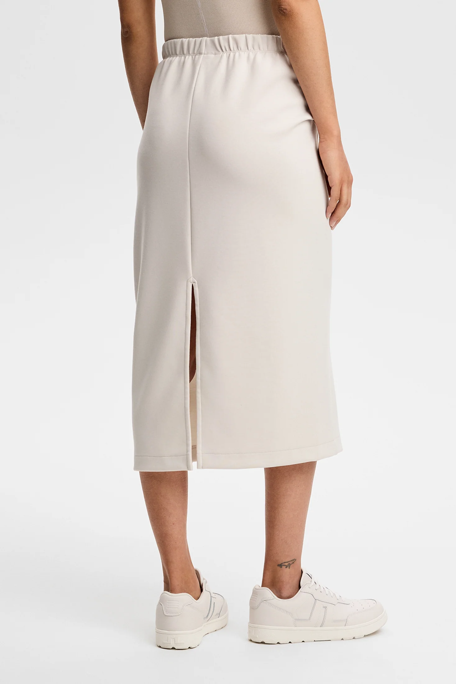 Paula Jerseysweat Skirt / Moonbeam - Image 3