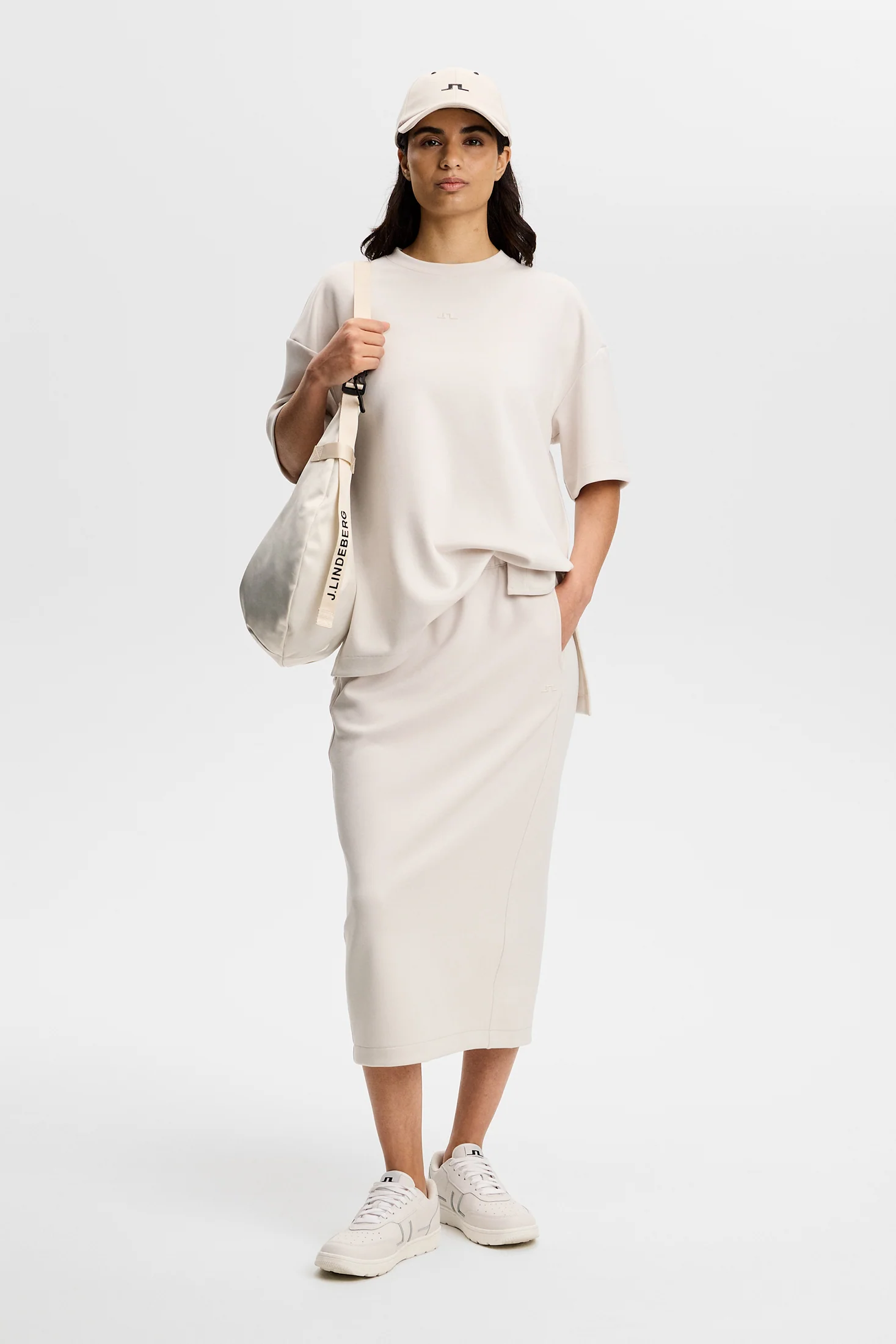 Paula Jerseysweat Skirt / Moonbeam - Image 4