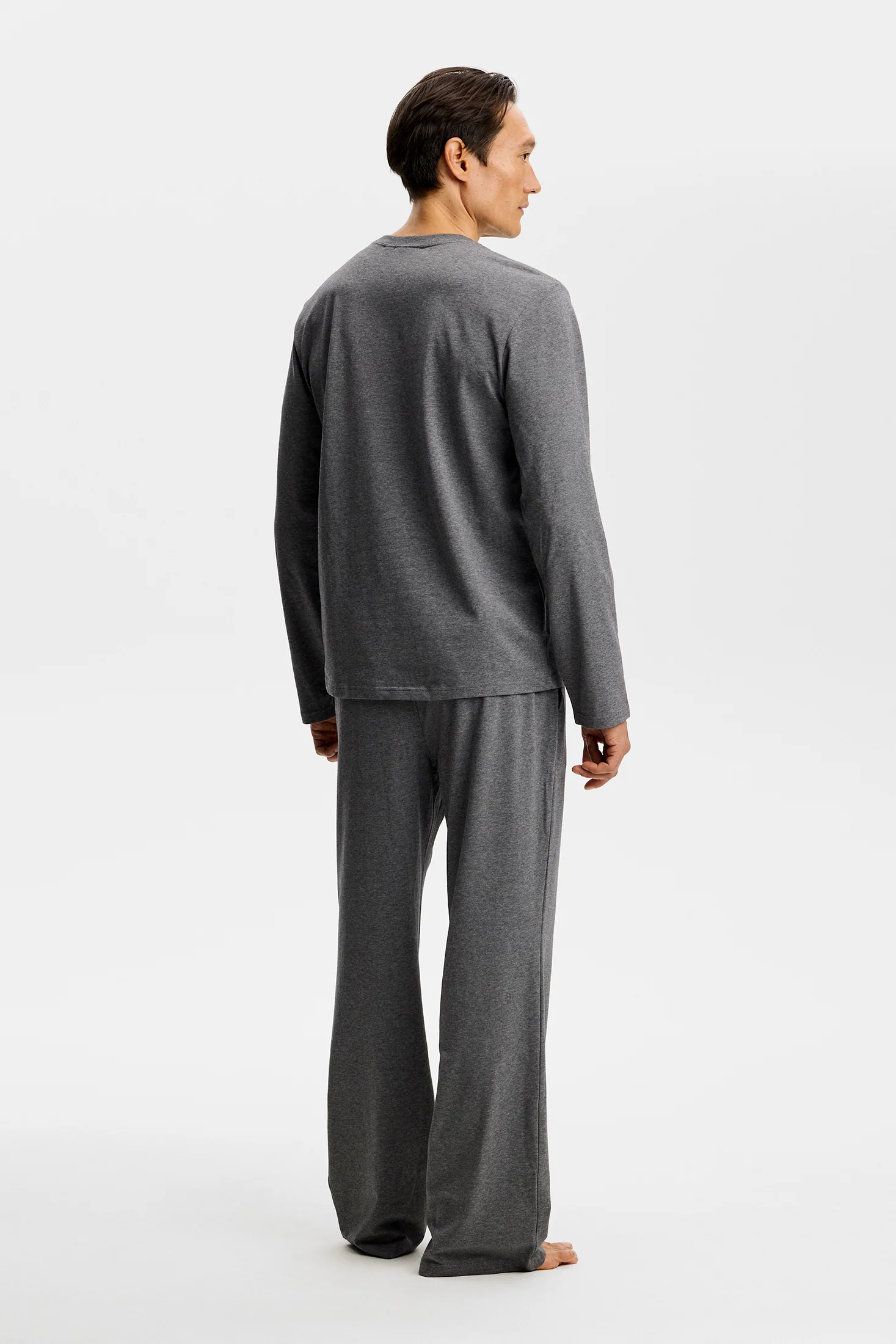 Pierce Pyjama Set / Dark Grey Melange - Image 3