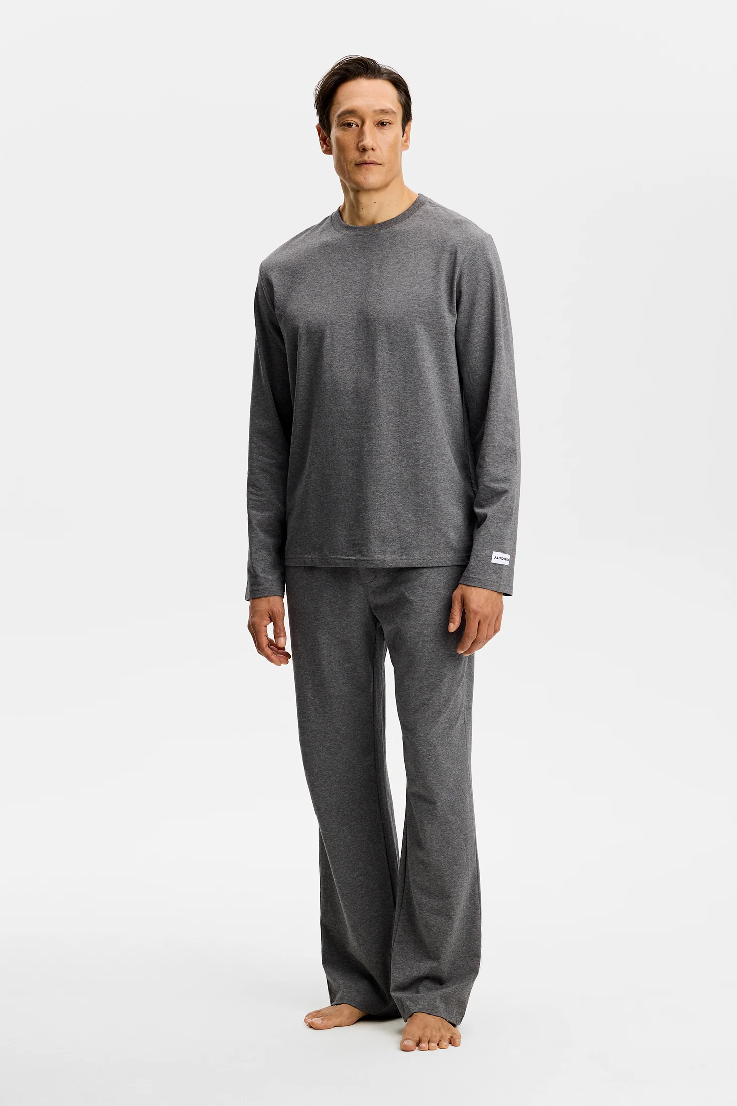 Pierce Pyjama Set / Dark Grey Melange - Image 4