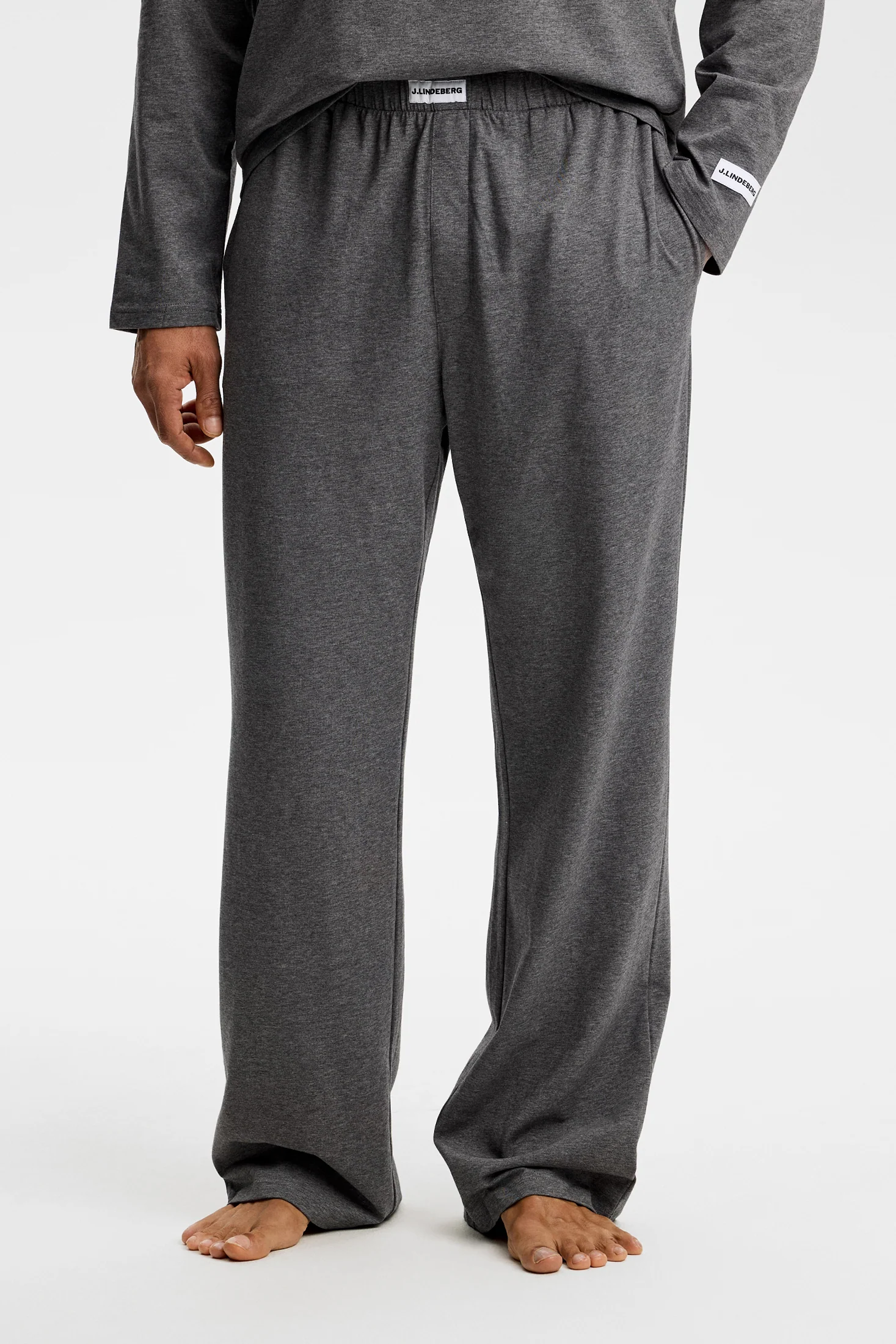 Pierce Pyjama Set / Dark Grey Melange - Image 6
