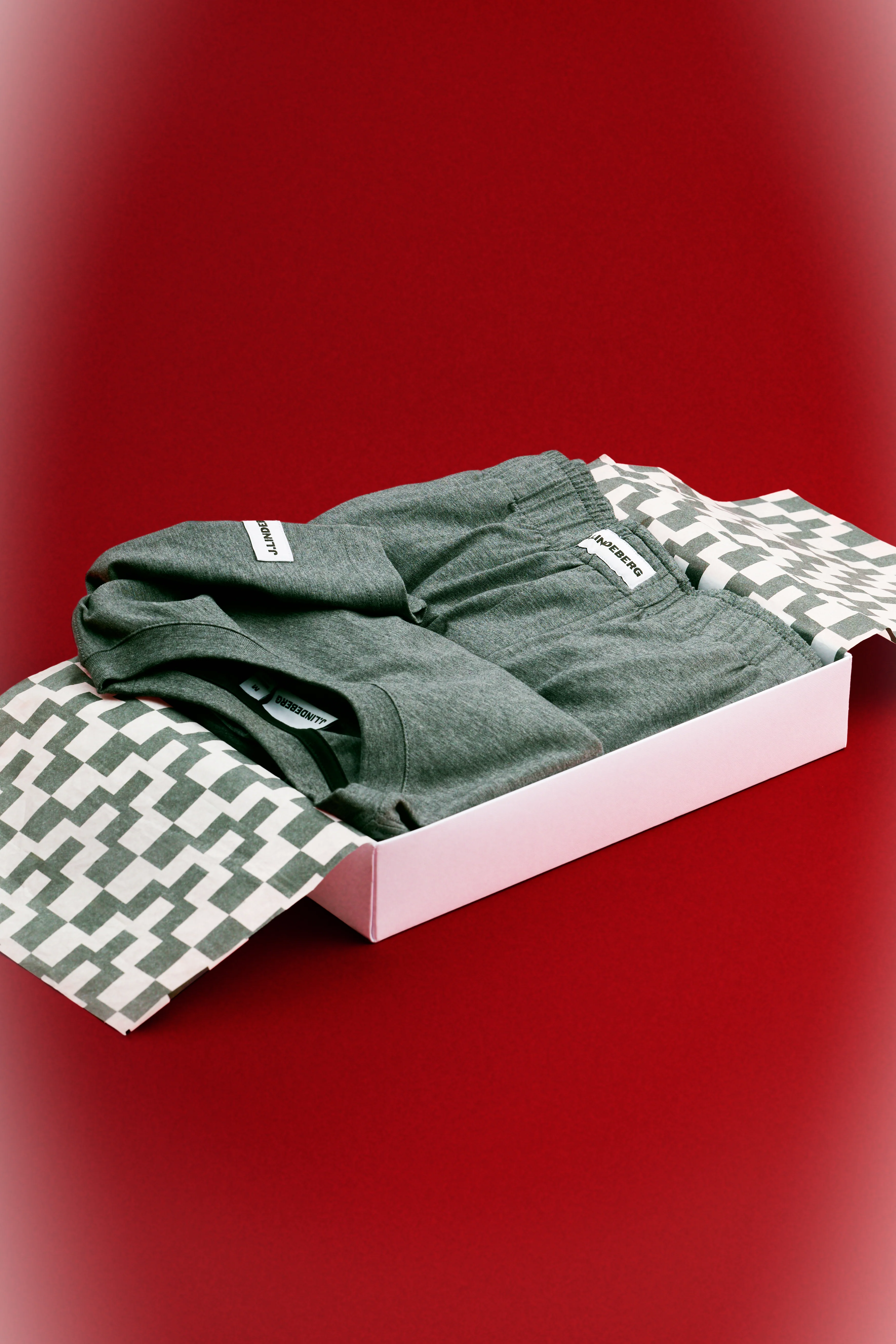 Pierce Pyjama Set / Dark Grey Melange - Image 7