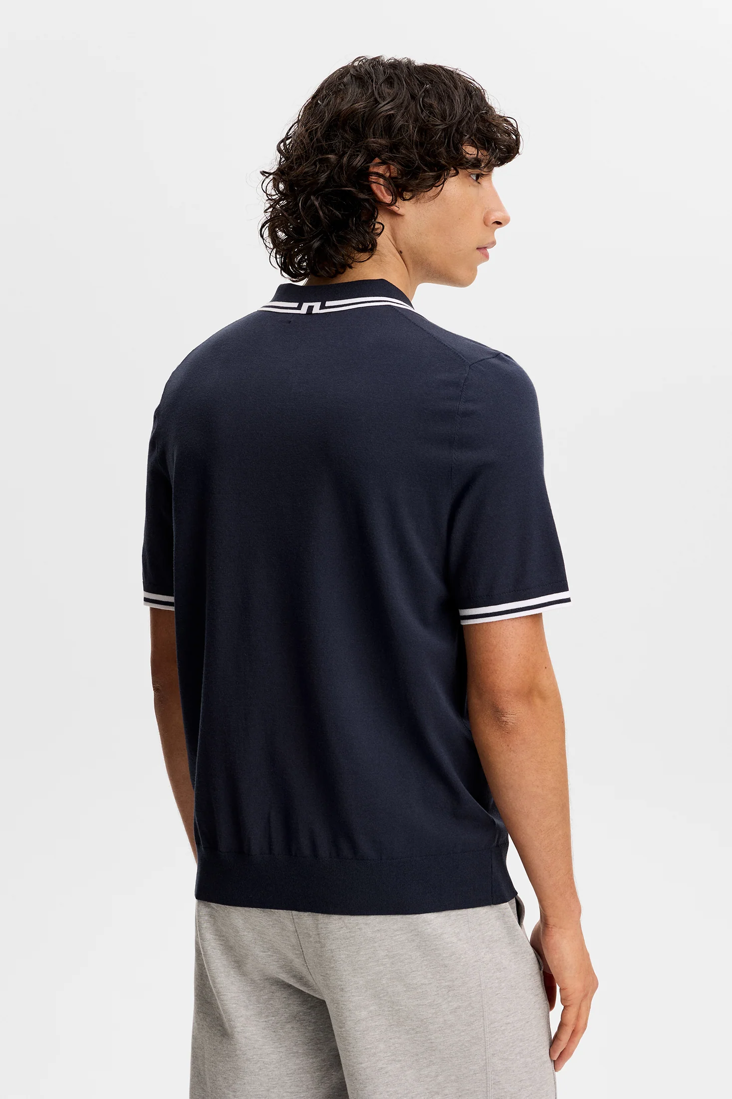 Ramon Knit SS Polo / JL Navy - Image 3