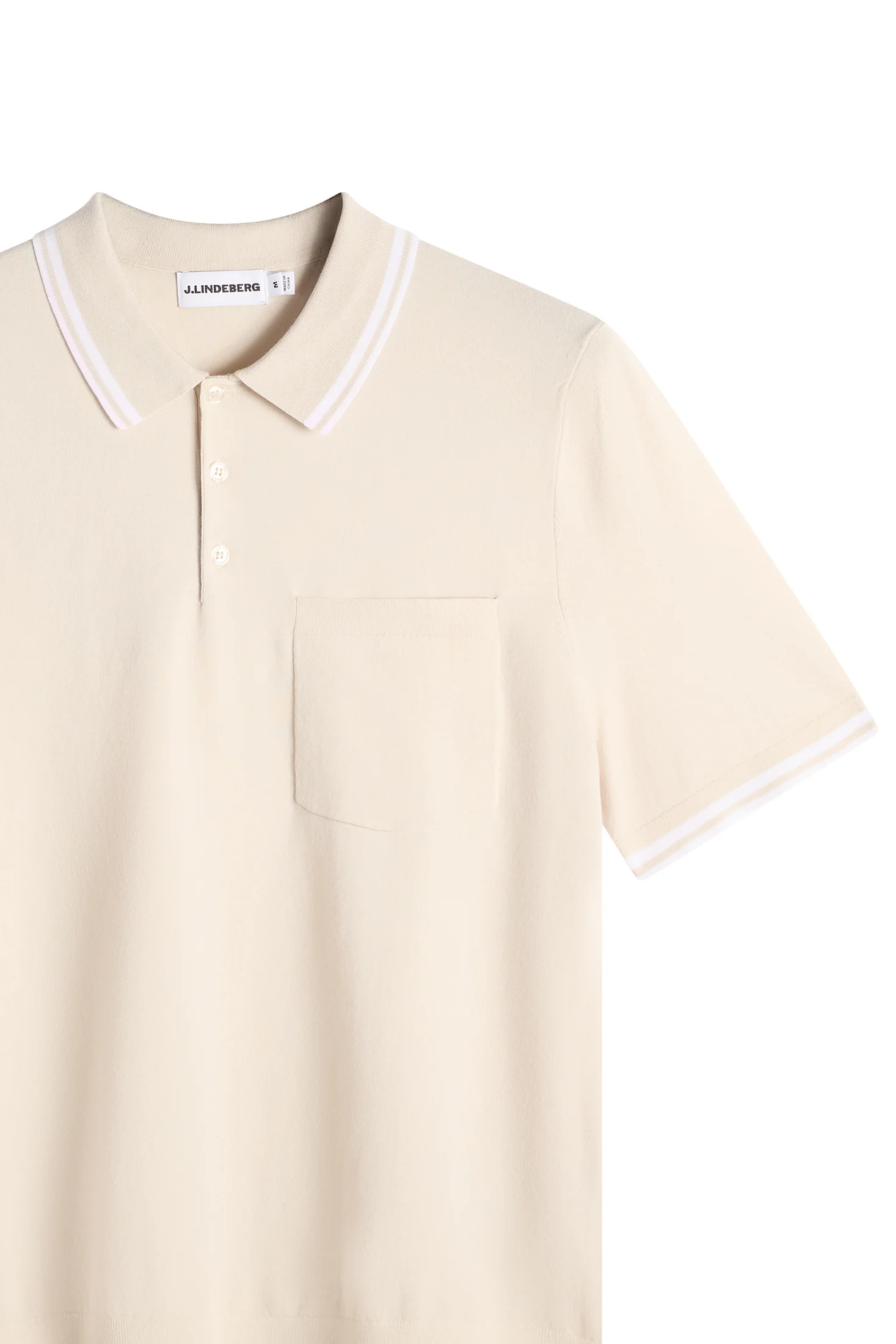 Ramon Knit SS Polo / Moonbeam - Image 6