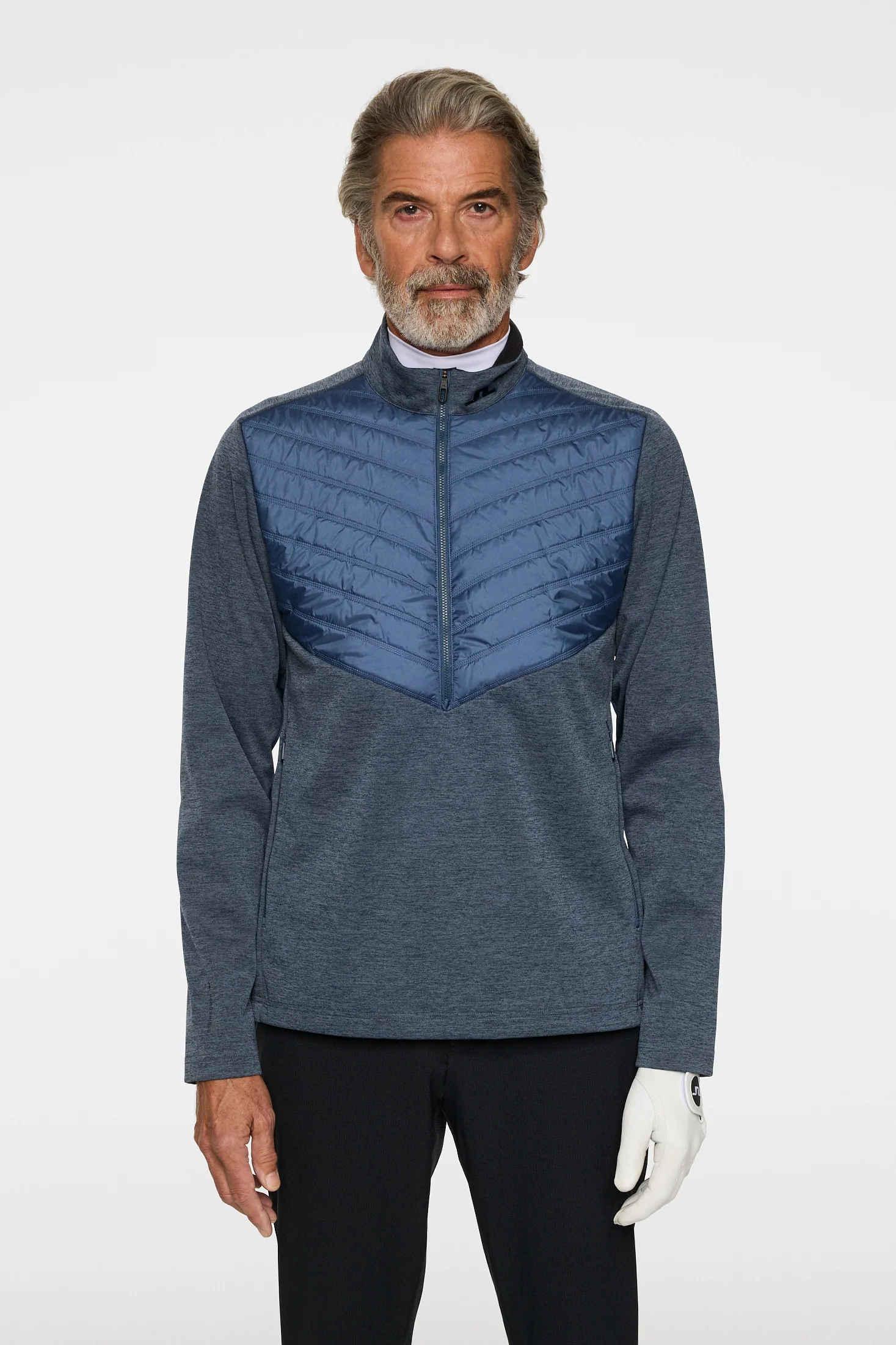 Raph Quilt Hybrid Jacket / Vintage Indigo Melange - Image 2