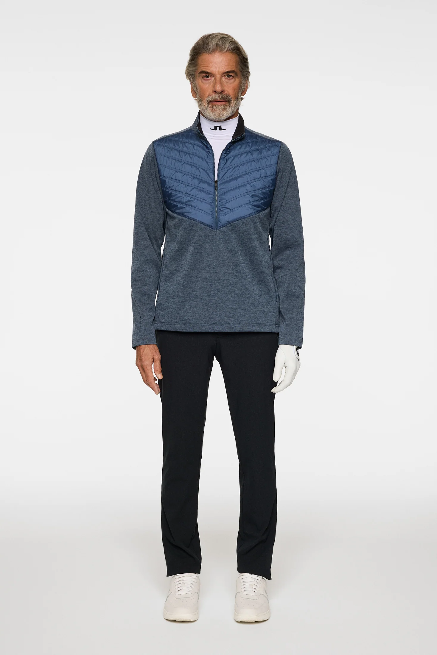Raph Quilt Hybrid Jacket / Vintage Indigo Melange - Image 4
