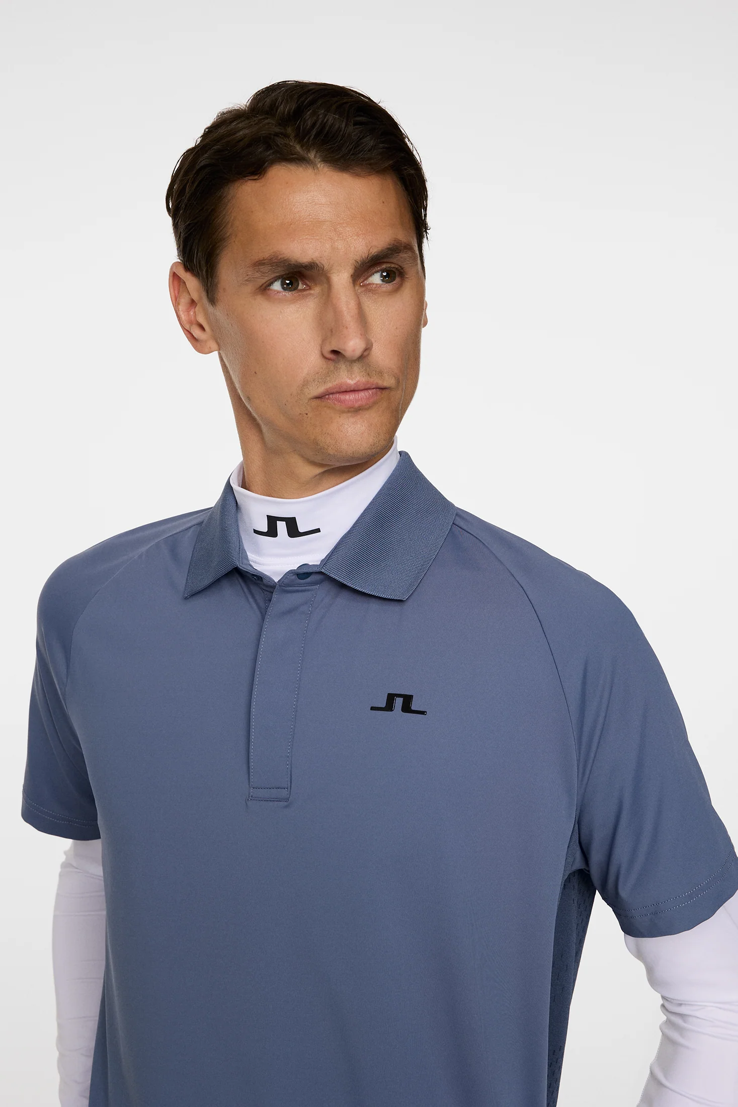 Ray Hybrid Polo / Vintage Indigo - Image 6