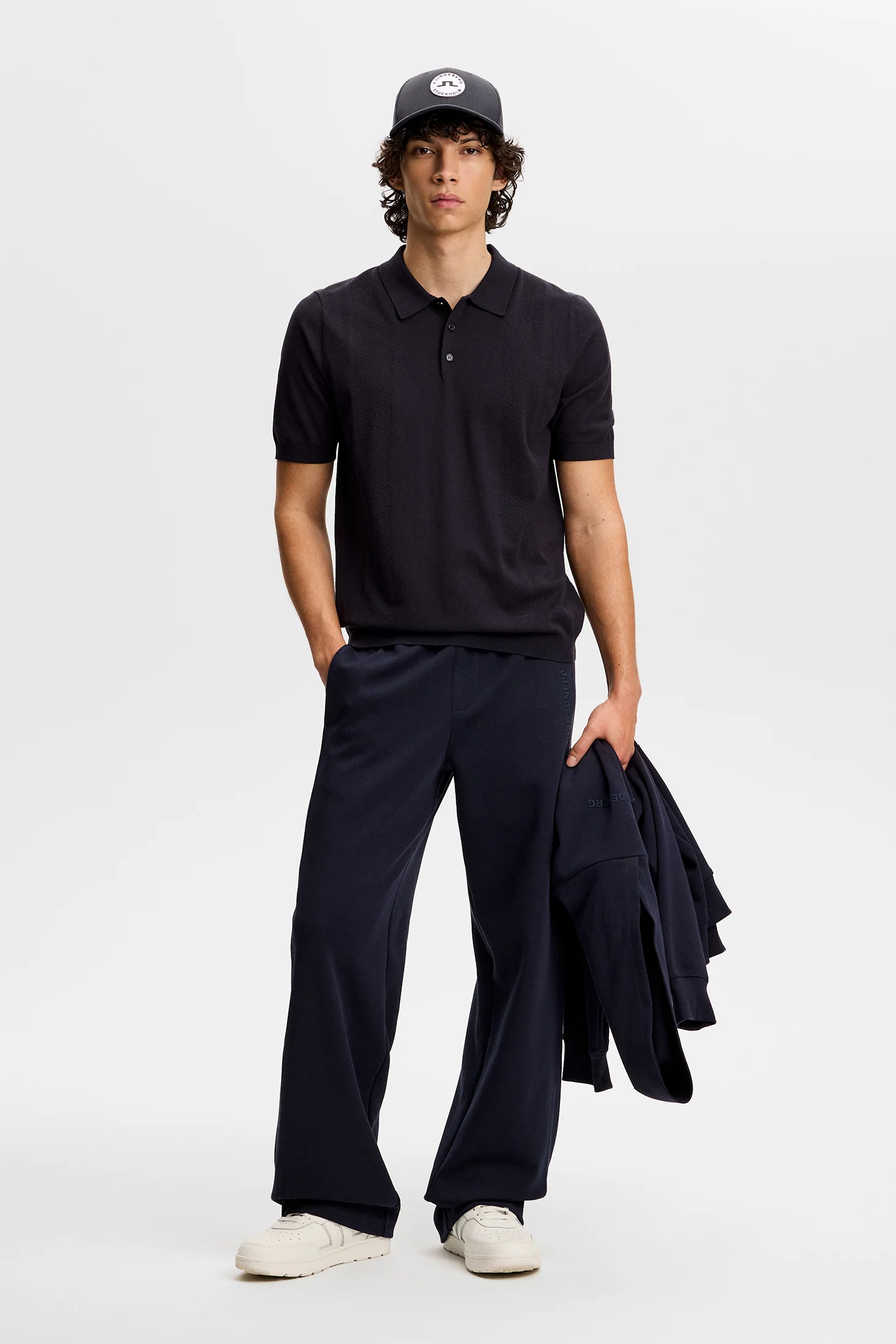 Reymond Seasonal Knit Polo / JL Navy - Image 4