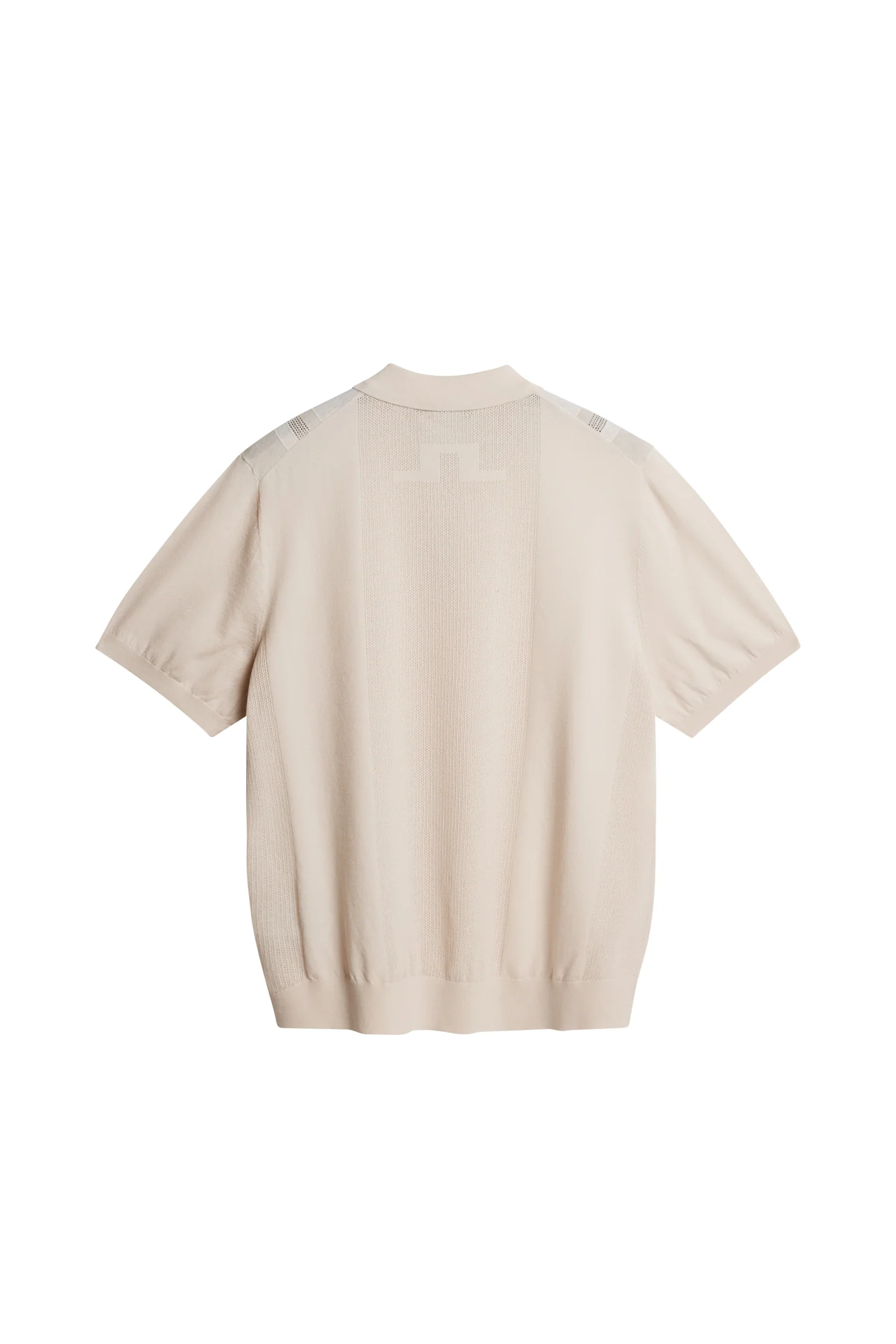 Reymond Stripe Knit Polo / Moonbeam - Image 2