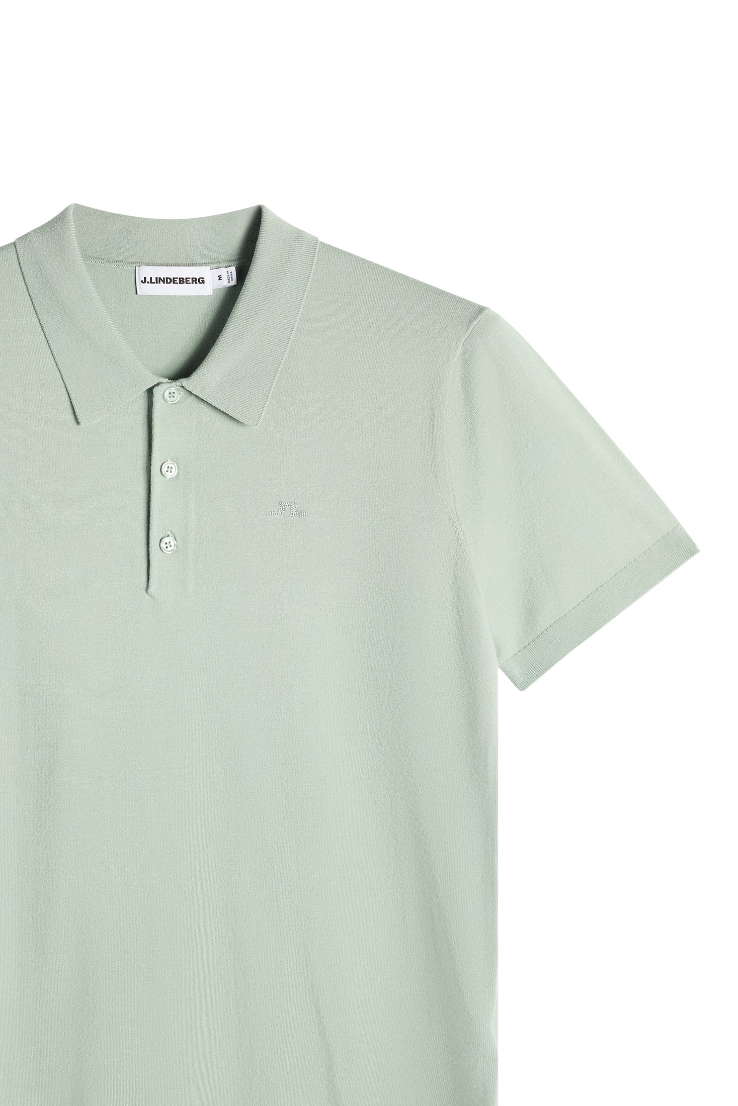Ridge Knitted Polo / Jadeite - Image 6