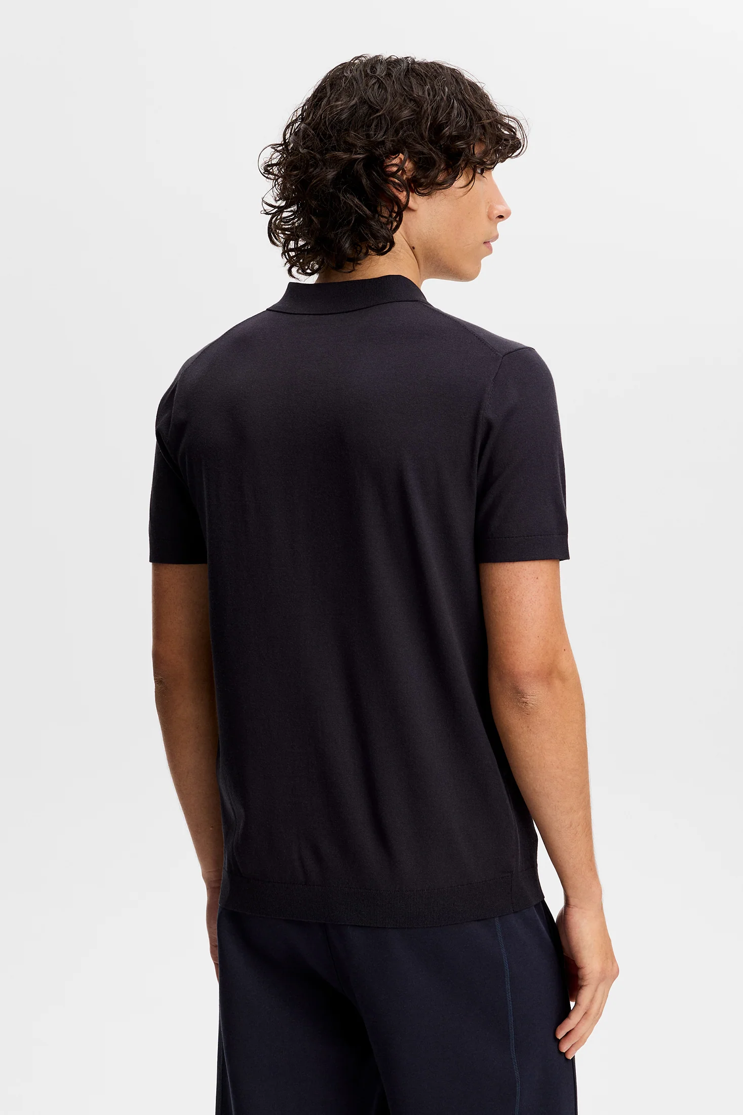 Ridge Knitted Polo / JL Navy - Image 3