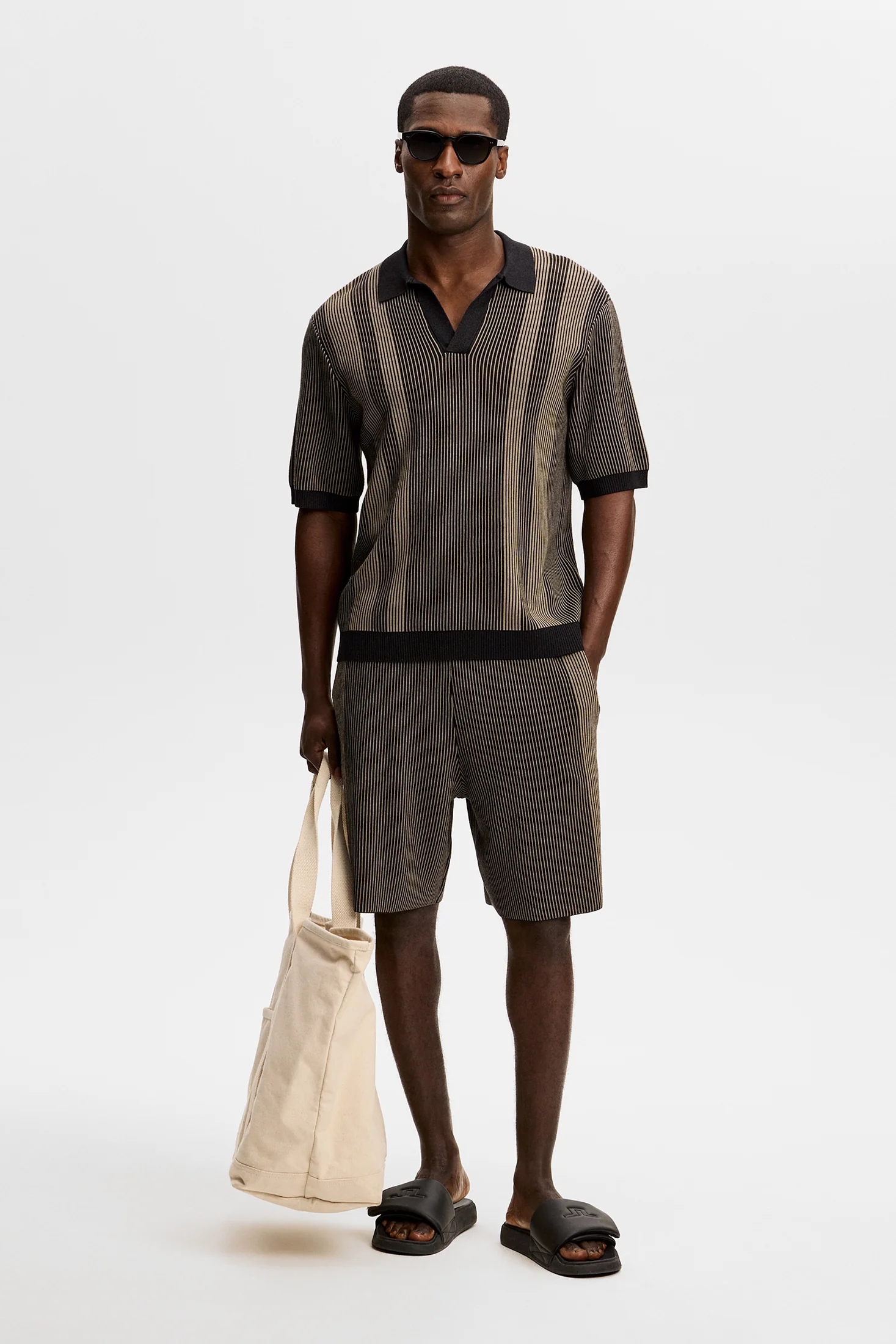 Sal Knitted Polo / Black - Image 5