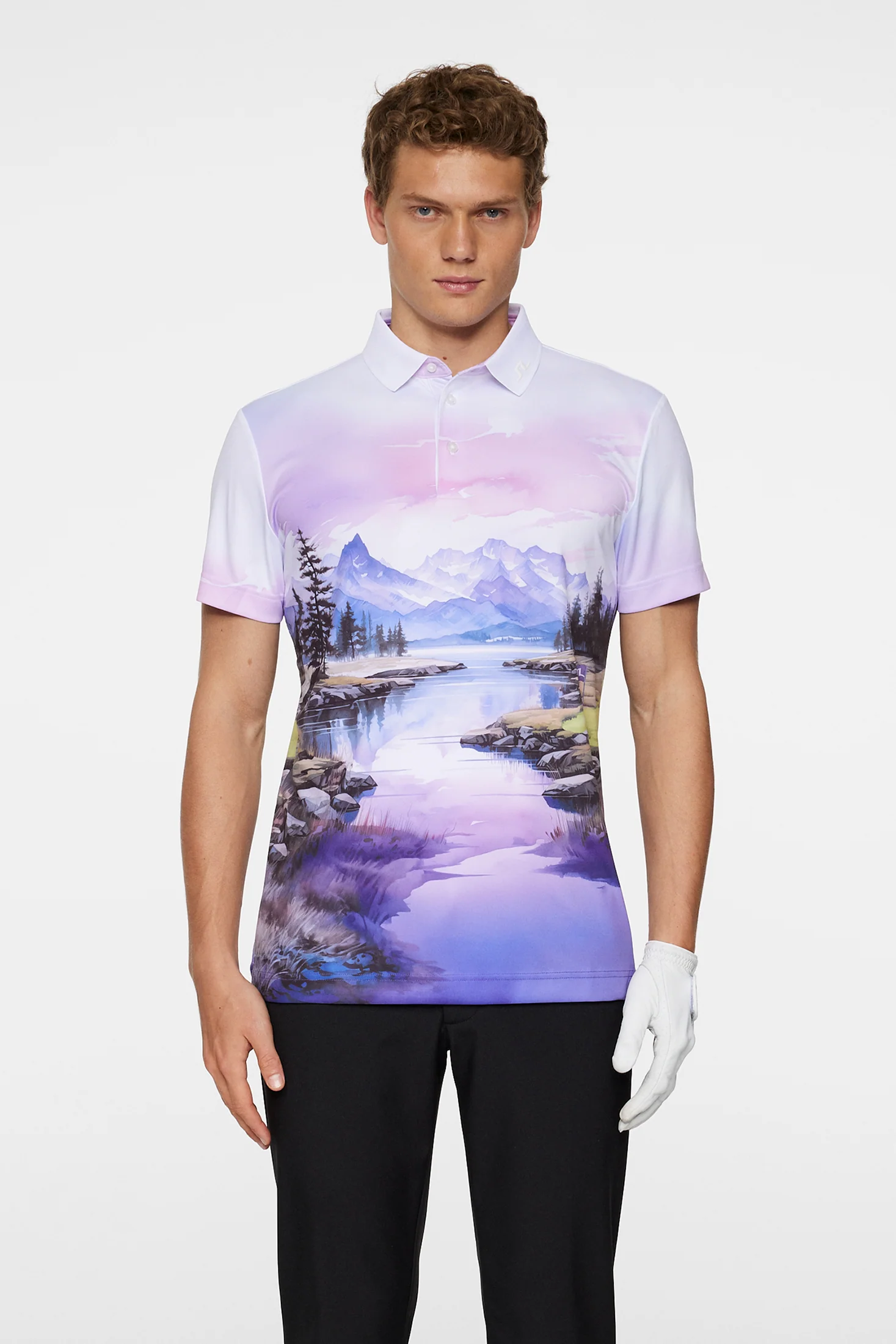 Samuel Polo / Landscape Watercolor purple L - Image 2
